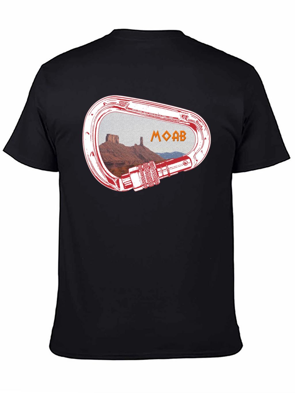Moab Climbing Carabiner Graphic T-Shirt