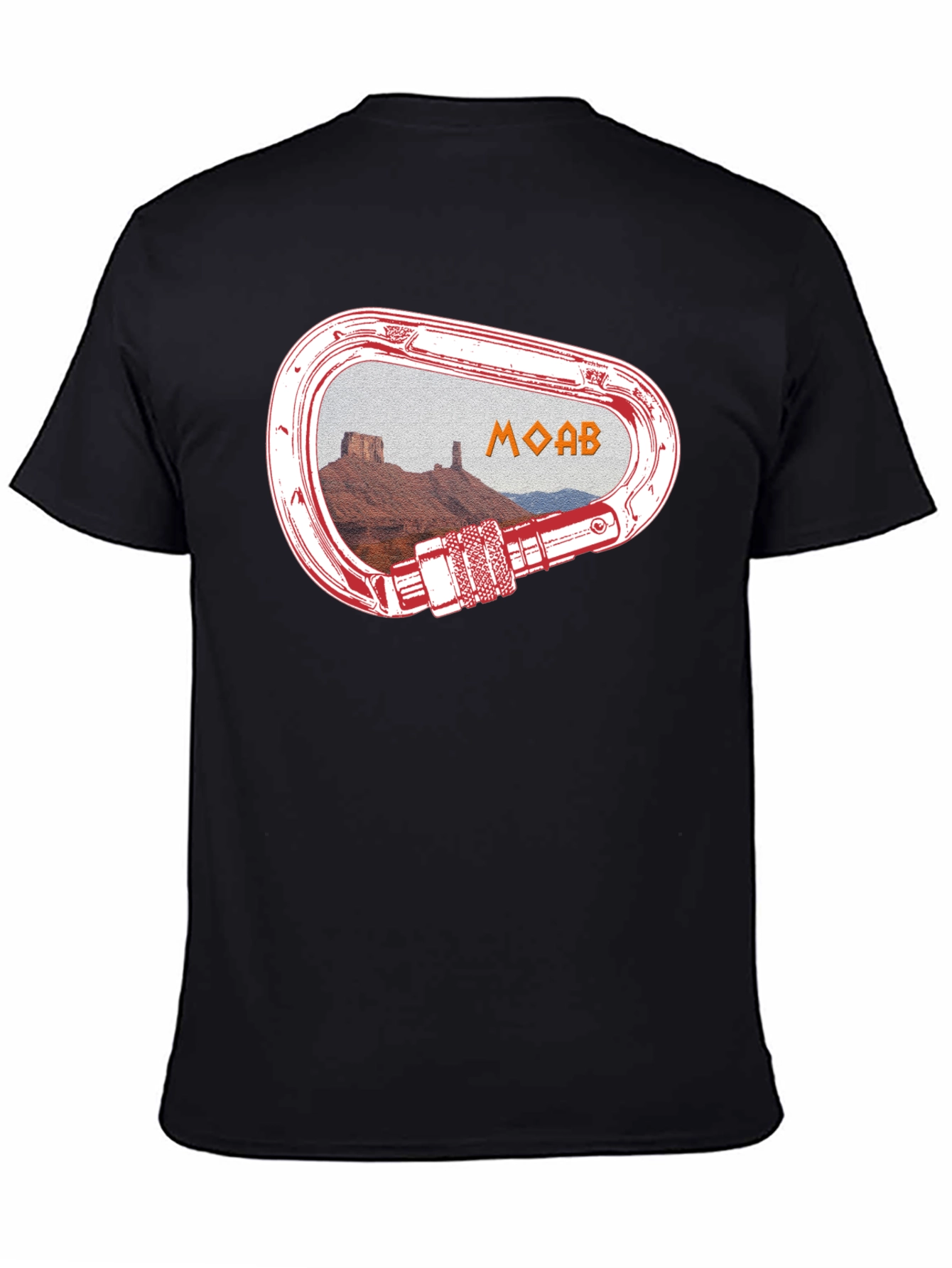 Moab Climbing Carabiner Graphic T-Shirt