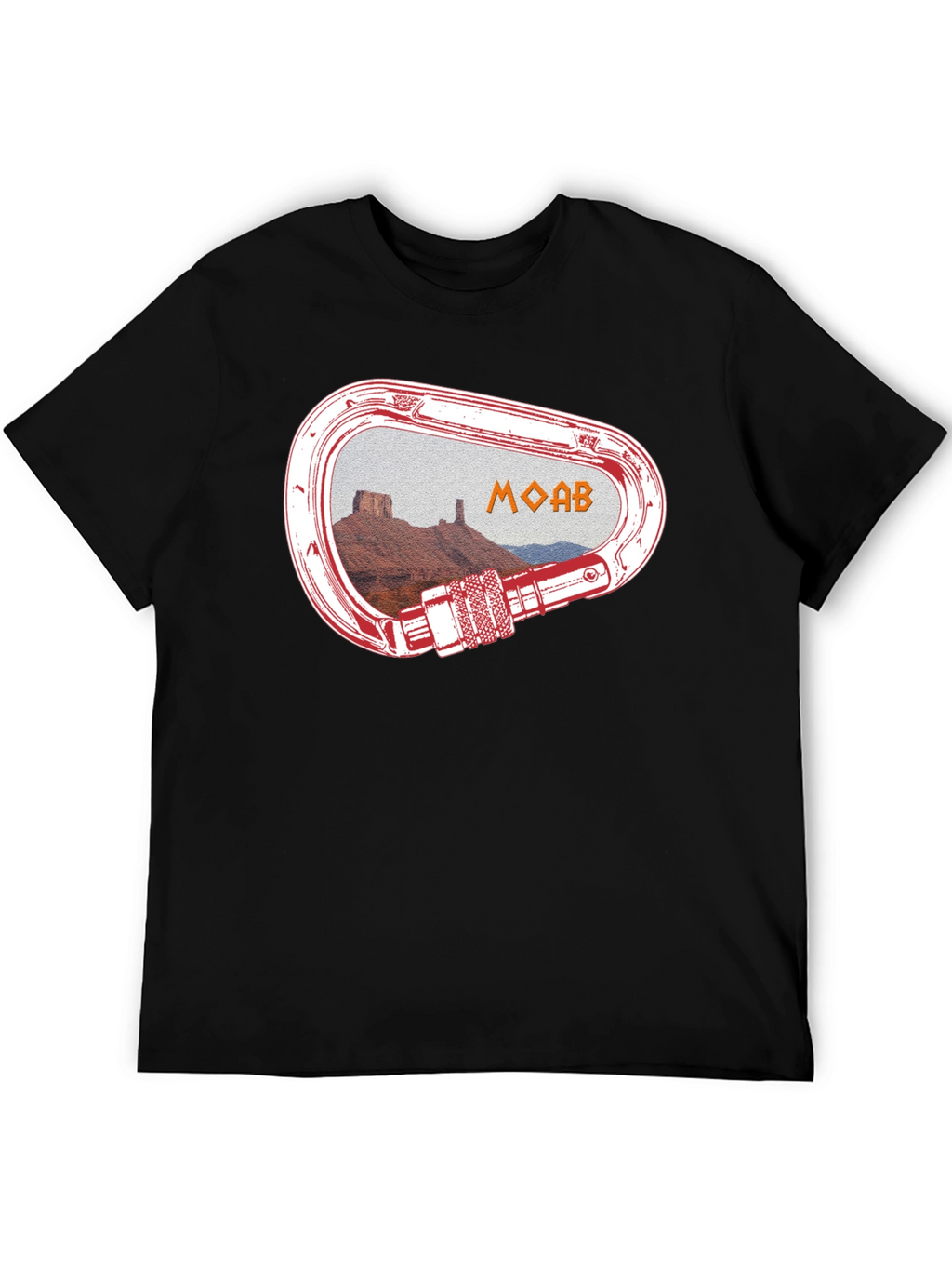 Moab Climbing Carabiner Graphic T-Shirt