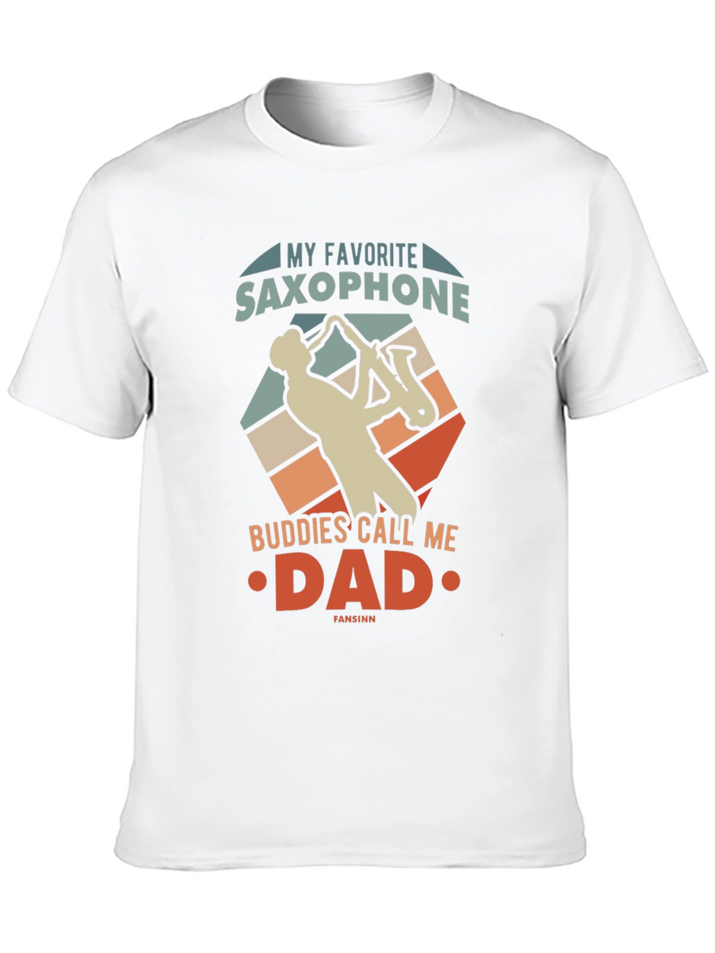 Saxophone Dad Graphic Tee