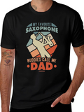 Saxophone Dad Graphic Tee