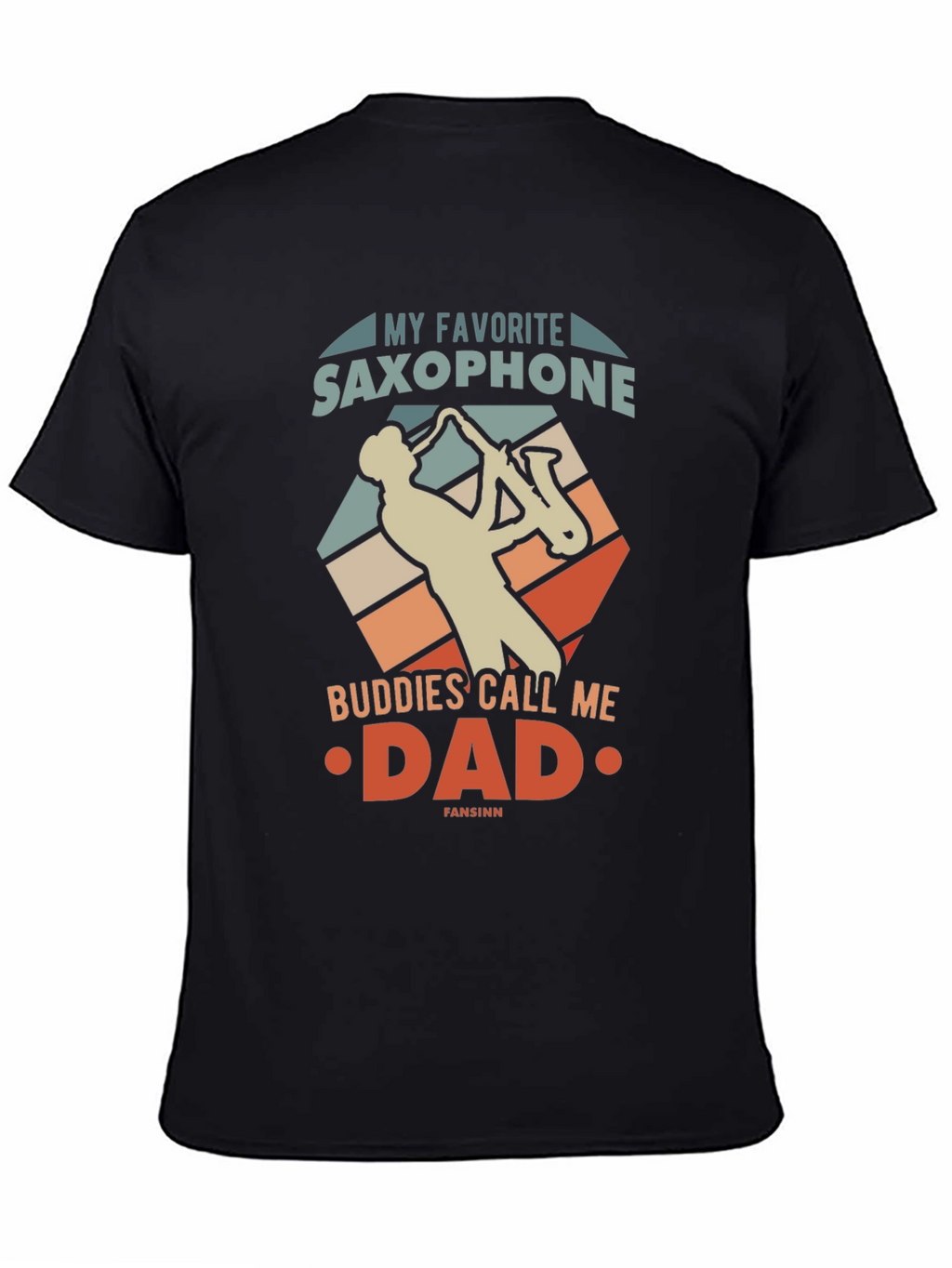 Saxophone Dad Graphic Tee