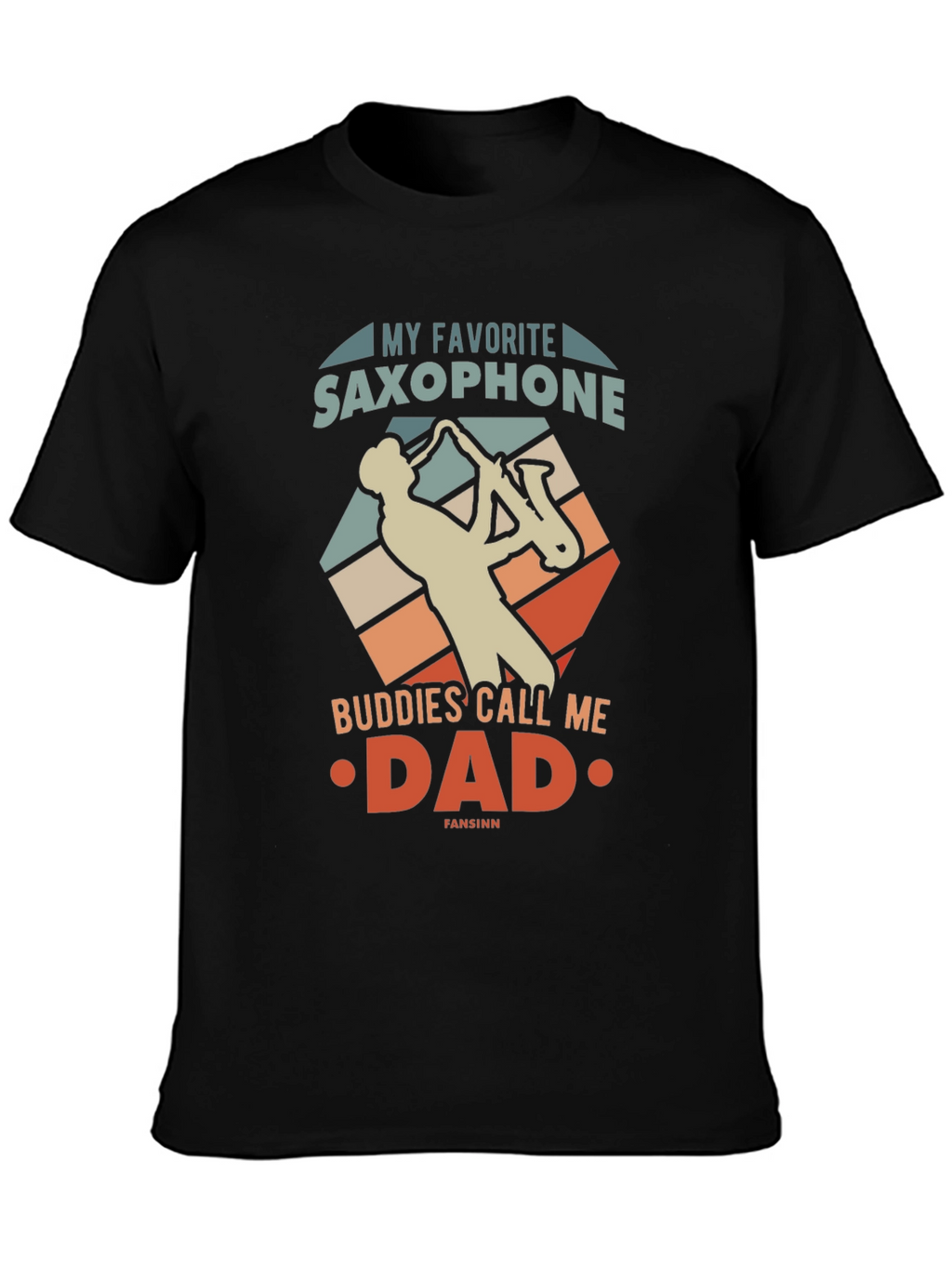 Saxophone Dad Graphic Tee