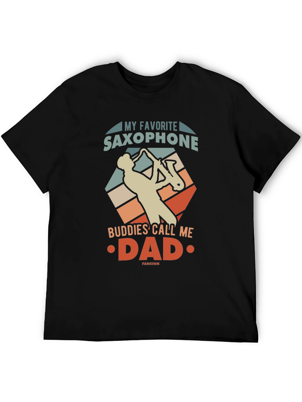 Saxophone Dad Graphic Tee