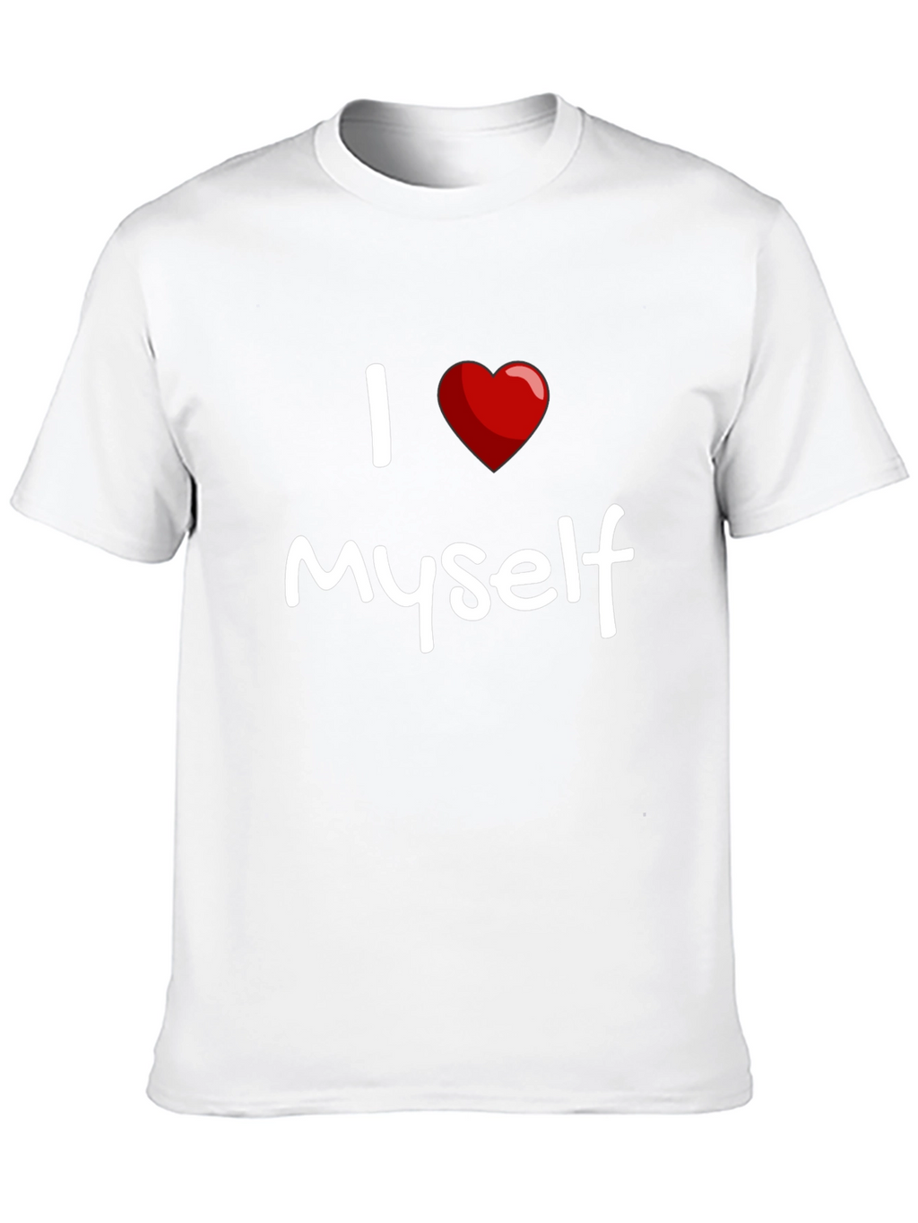 I Heart Myself T-Shirt - Black Short Sleeve
