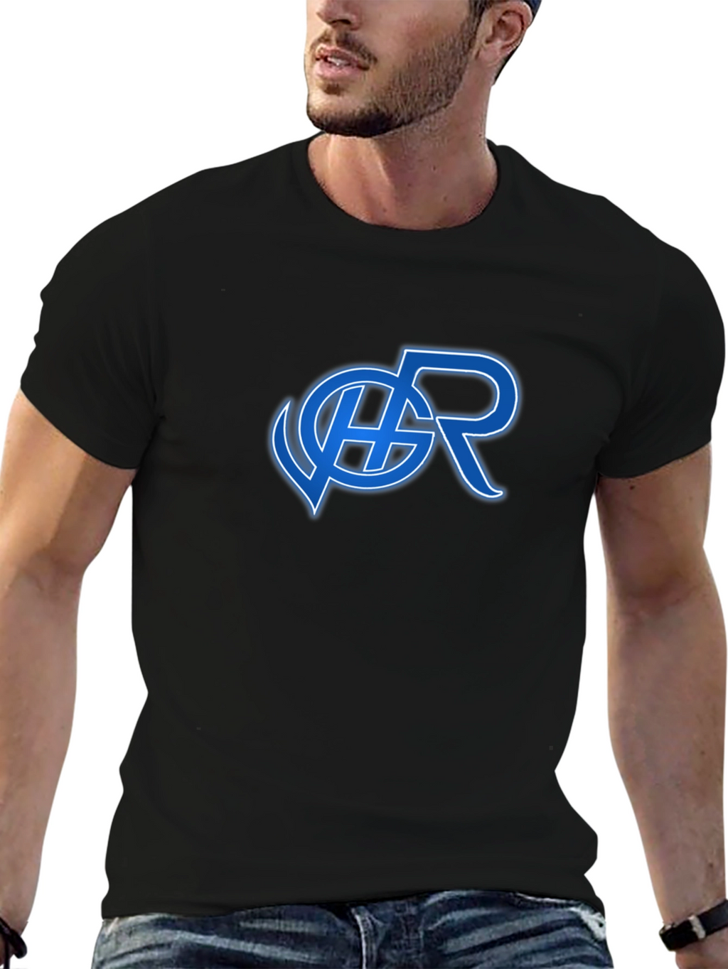 Black Graphic Tee - WHR Design