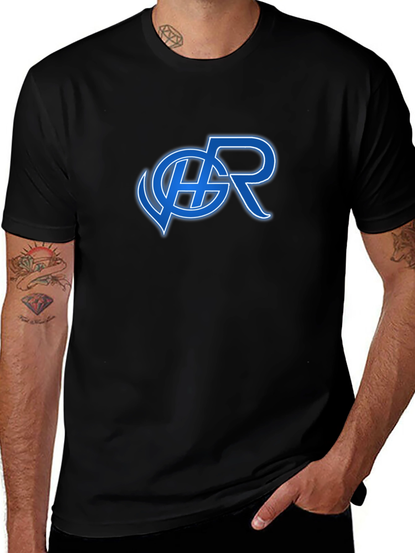 Black Graphic Tee - WHR Design