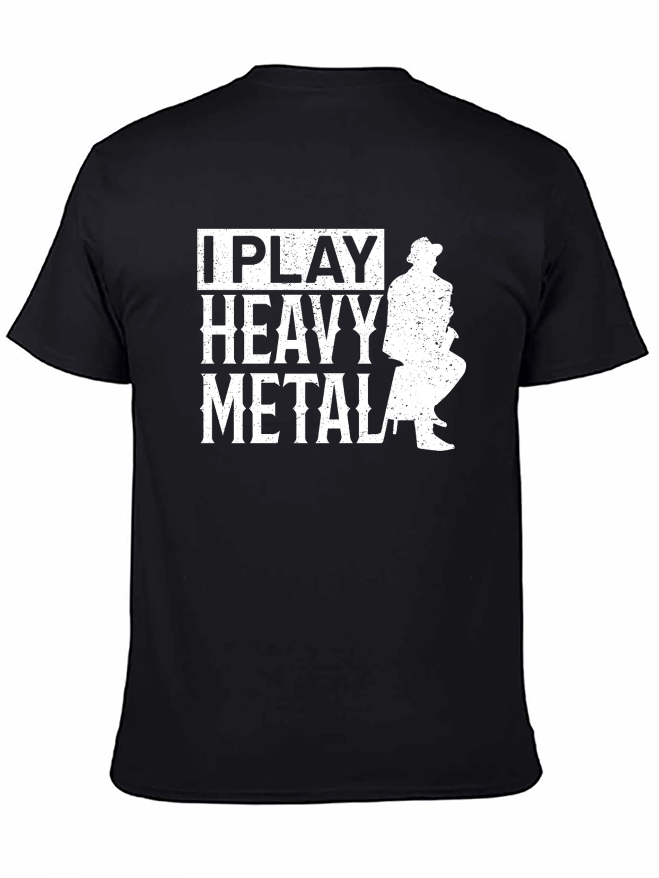 I Play Heavy Metal T-Shirt - Funny Music Tee