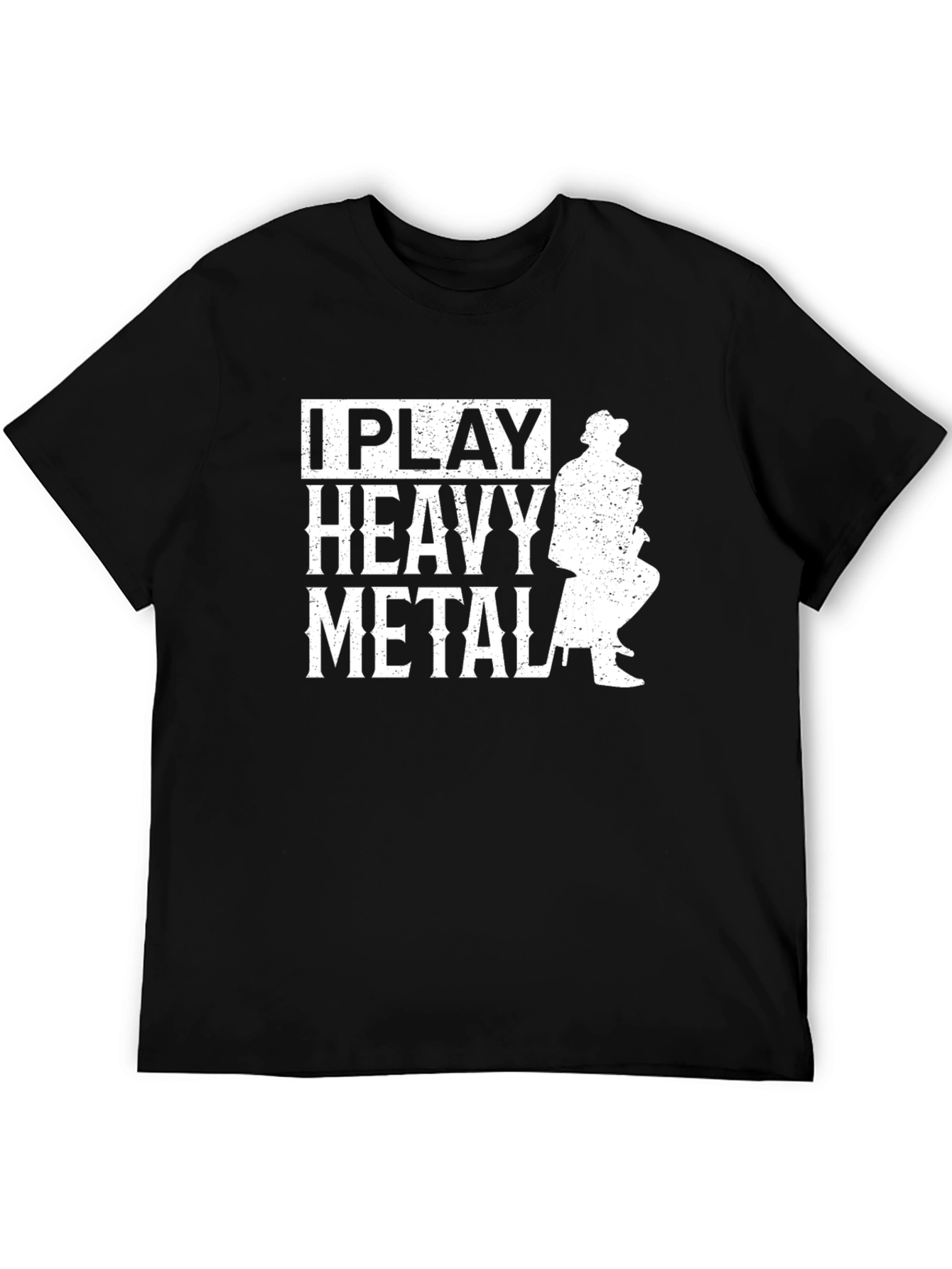 I Play Heavy Metal T-Shirt - Funny Music Tee