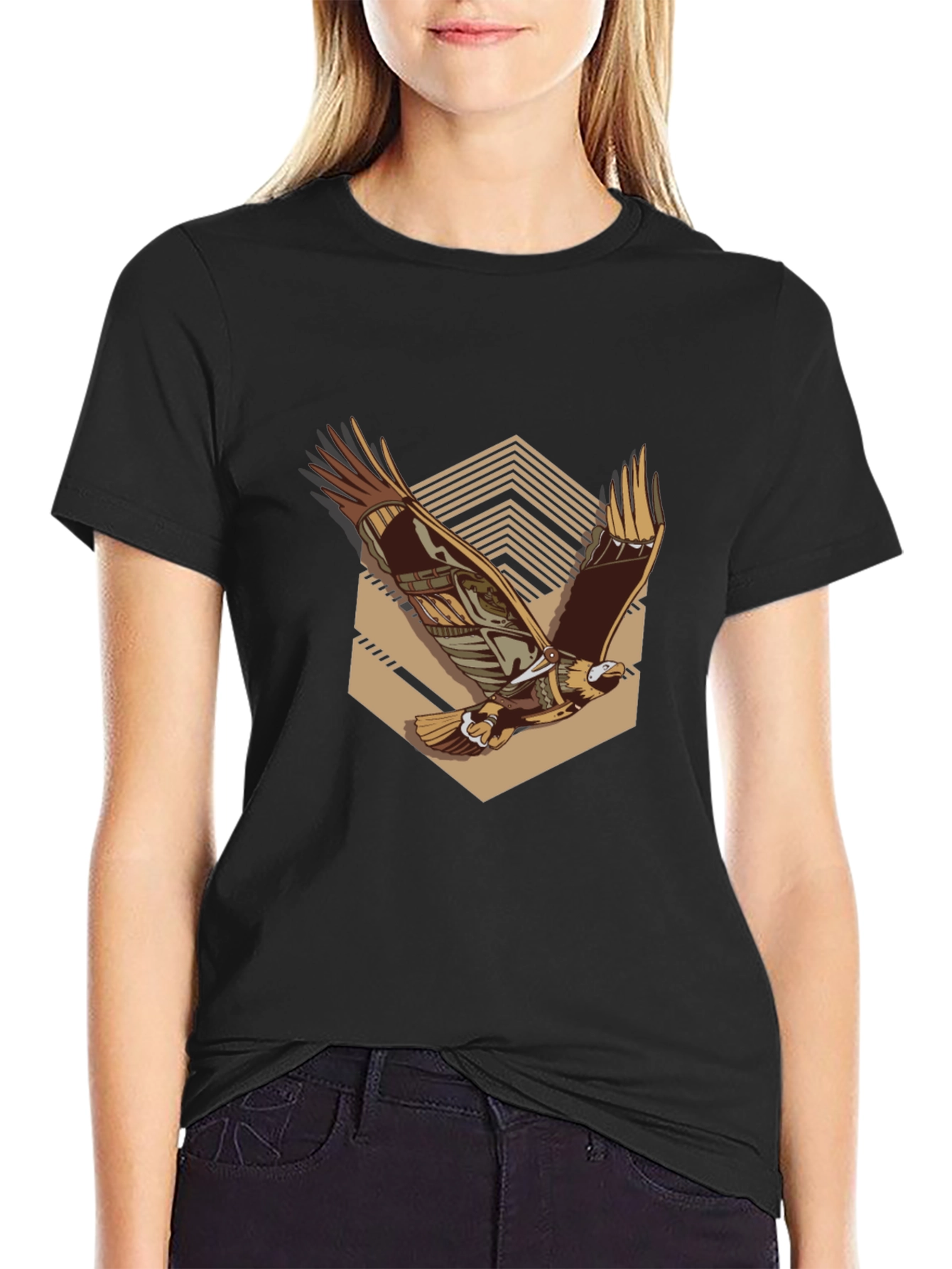 Eagle Graphic Black T-Shirt