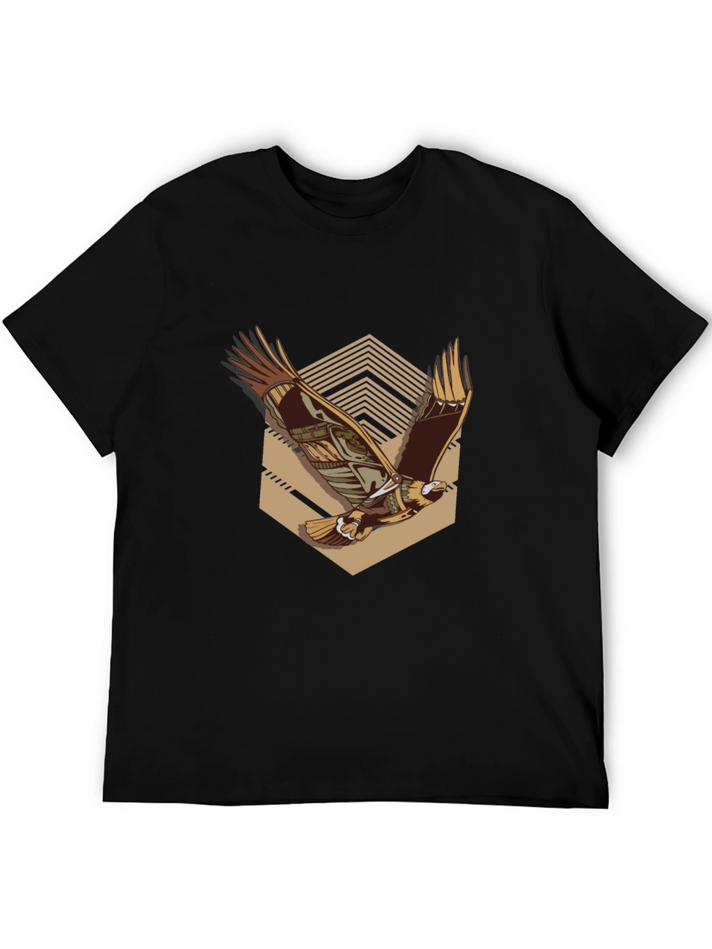 Eagle Graphic Black T-Shirt