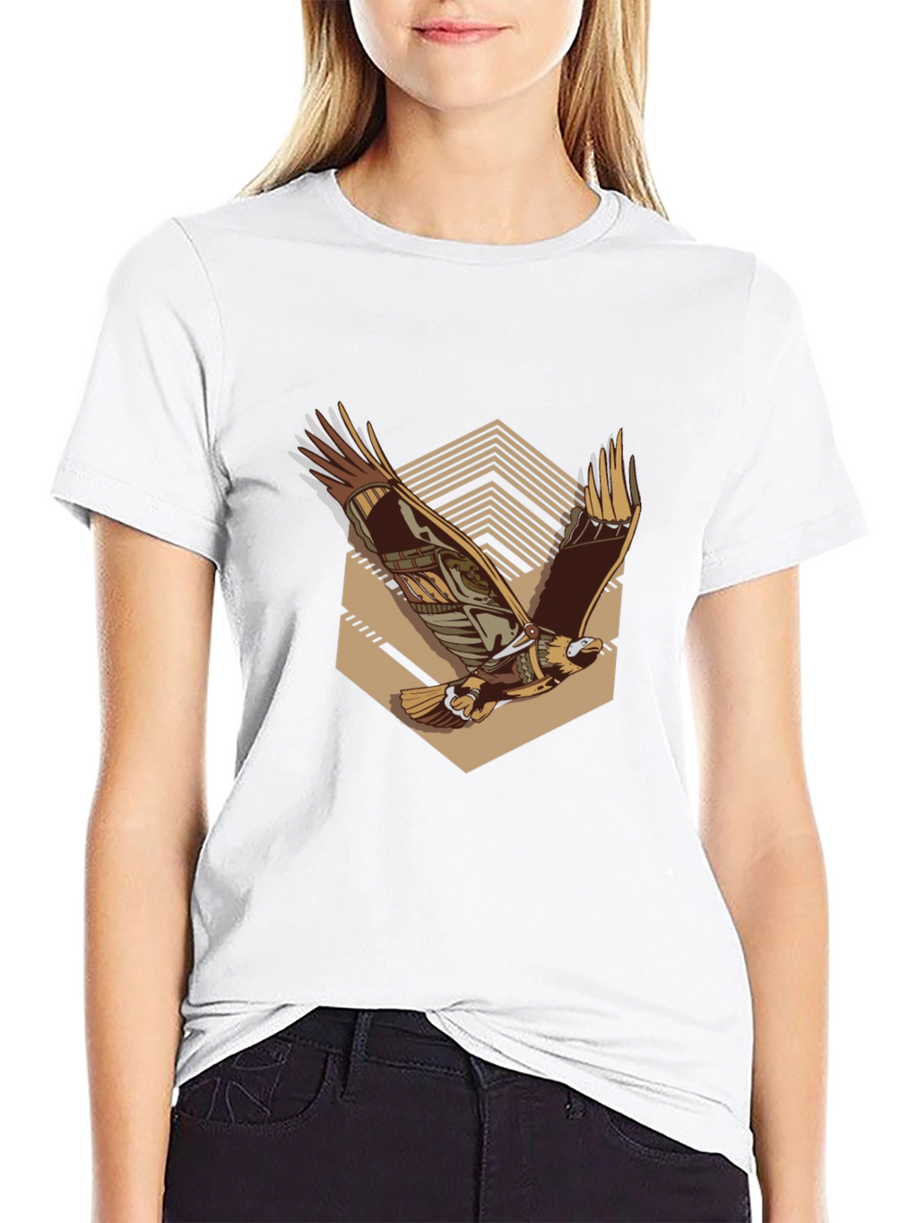 Eagle Graphic Black T-Shirt