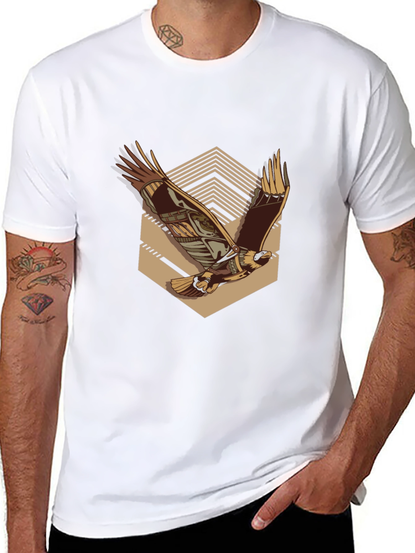 Eagle Graphic Black T-Shirt