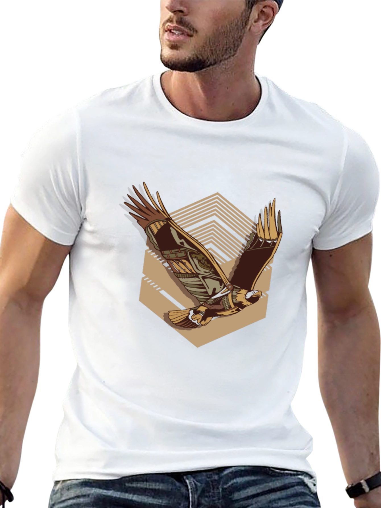 Eagle Graphic Black T-Shirt