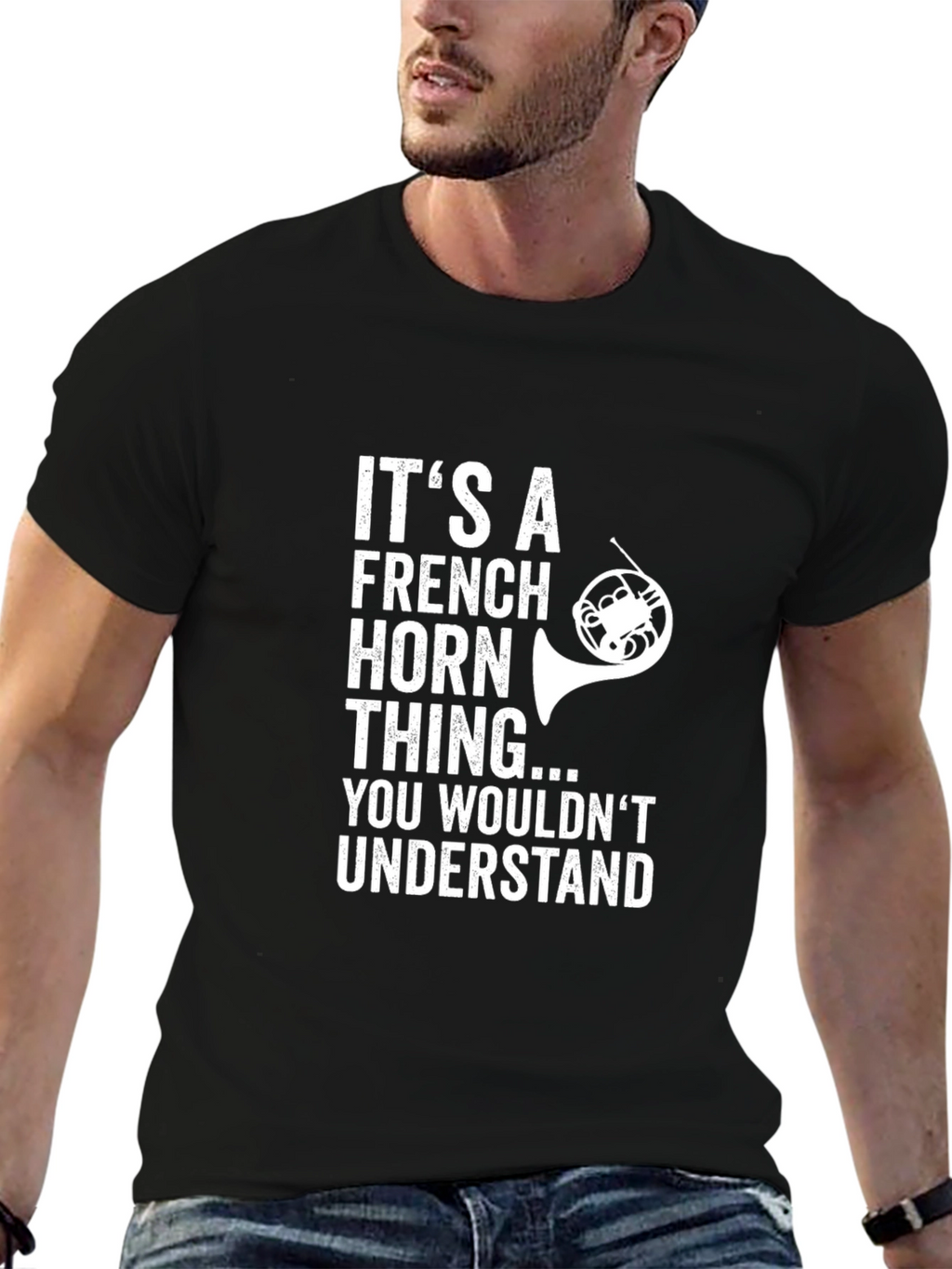 French Horn Thing T-Shirt - Musician Gift
