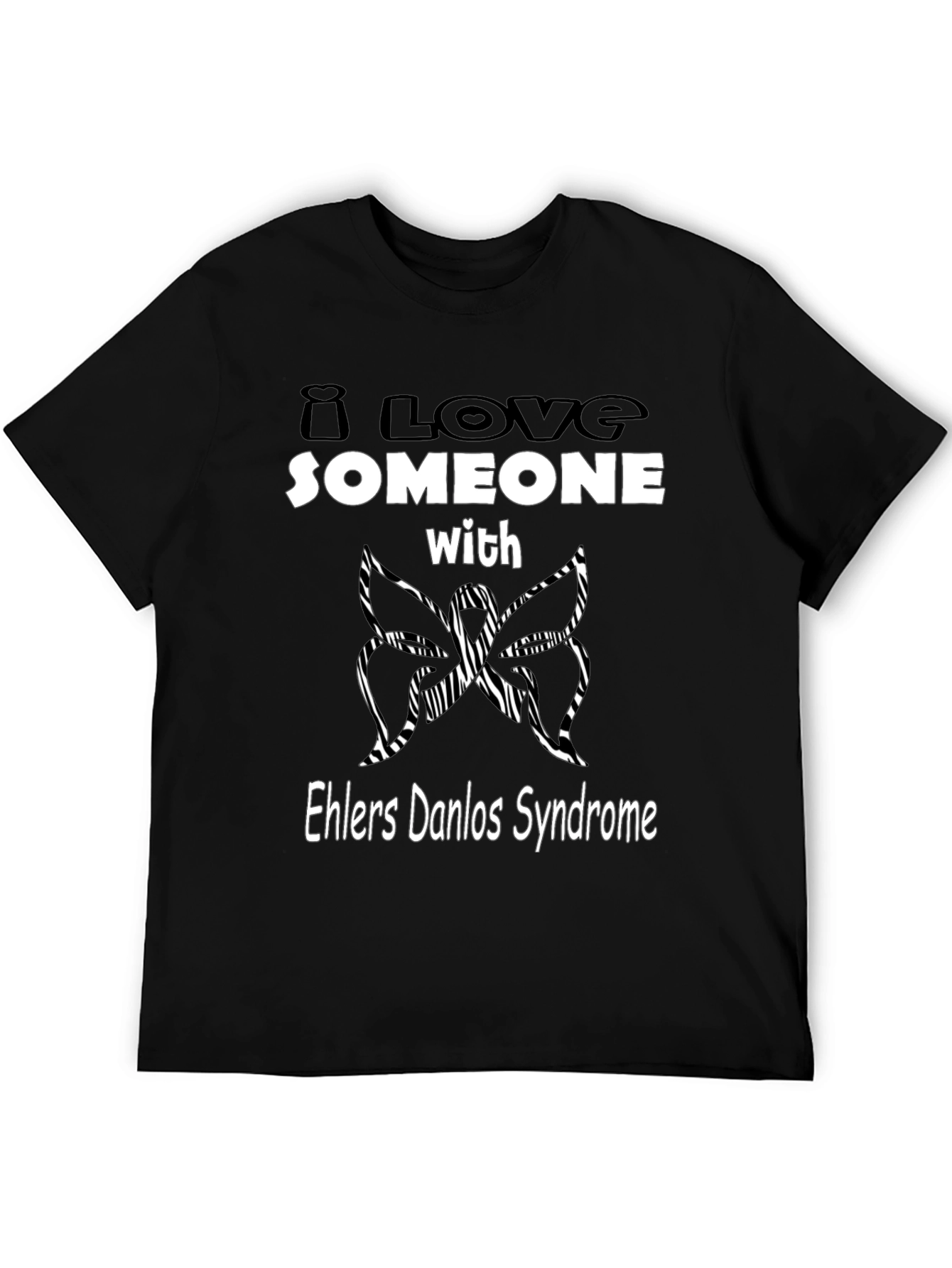 Ehlers Danlos Syndrome Awareness T-Shirt - Butterfly Design