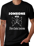 Ehlers Danlos Syndrome Awareness T-Shirt - Butterfly Design