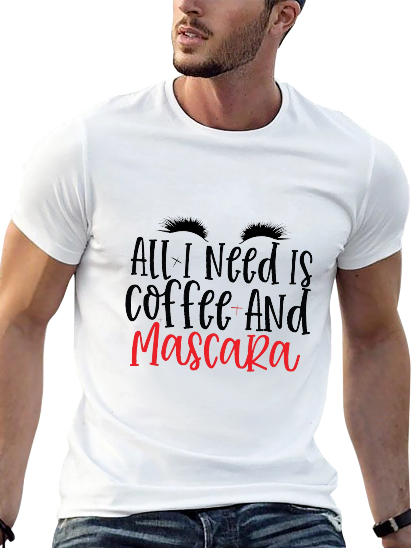 Coffee and Mascara Black T-Shirt