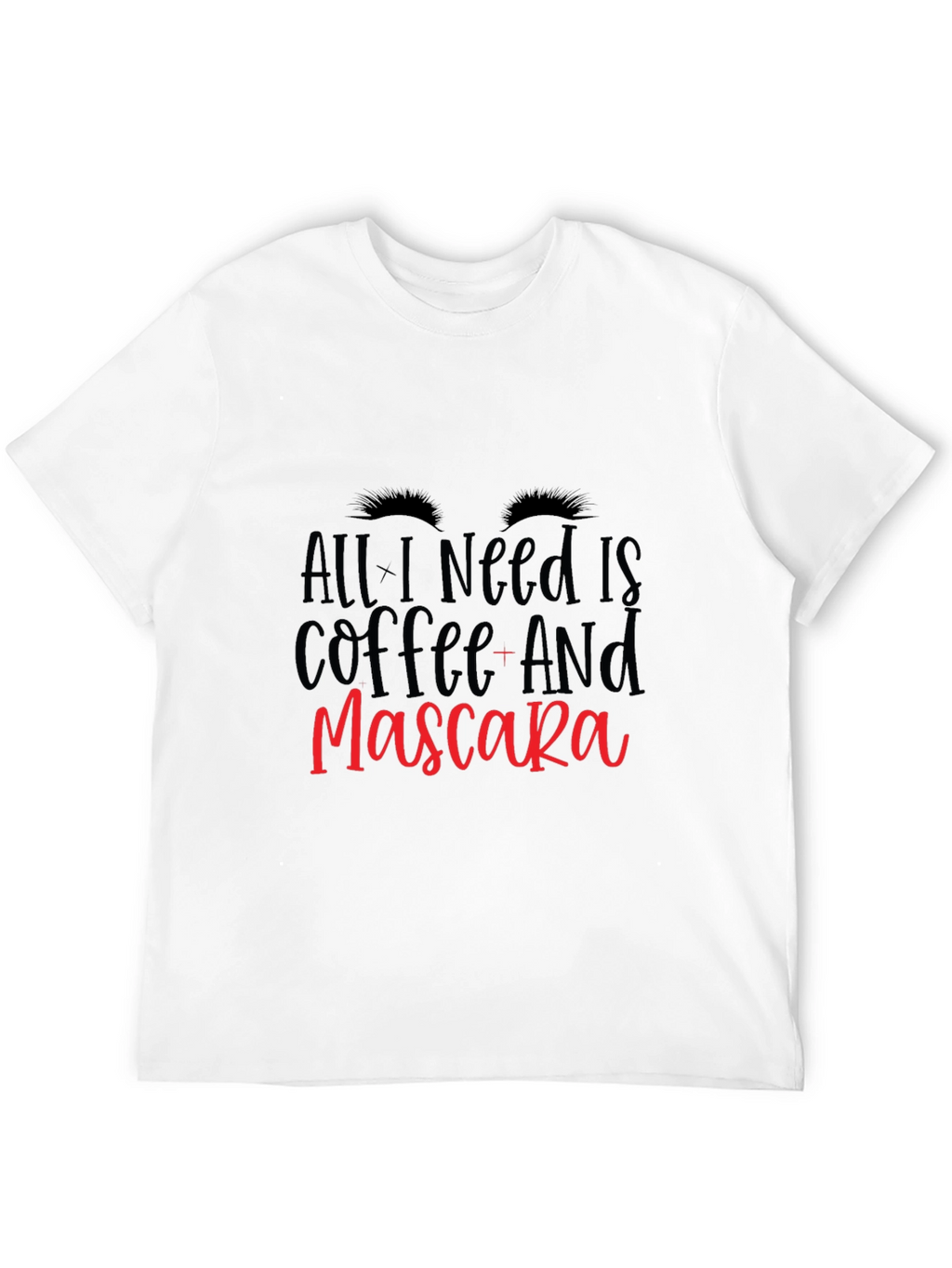Coffee and Mascara Black T-Shirt
