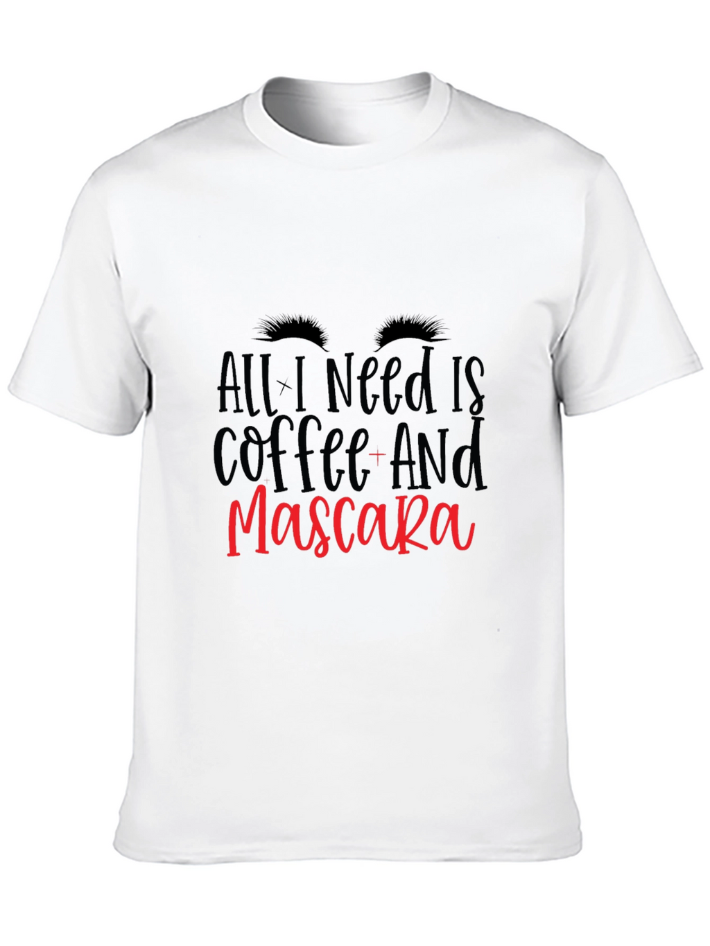 Coffee and Mascara Black T-Shirt