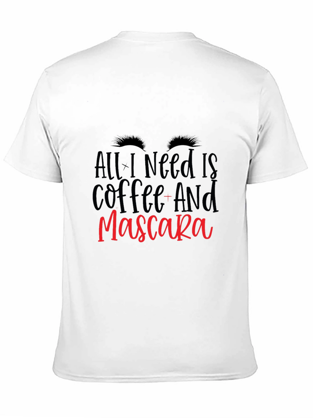 Coffee and Mascara Black T-Shirt