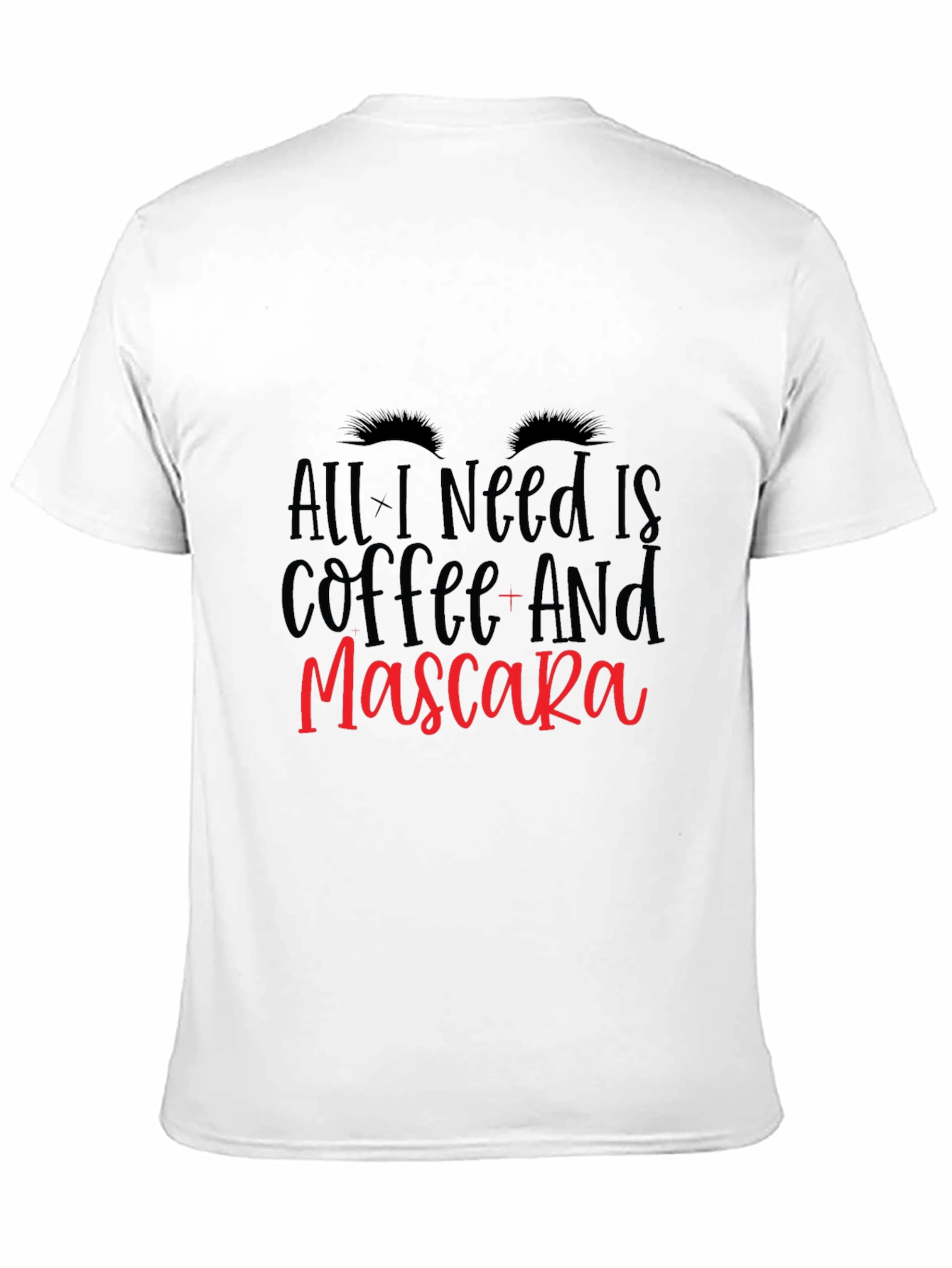 Coffee and Mascara Black T-Shirt