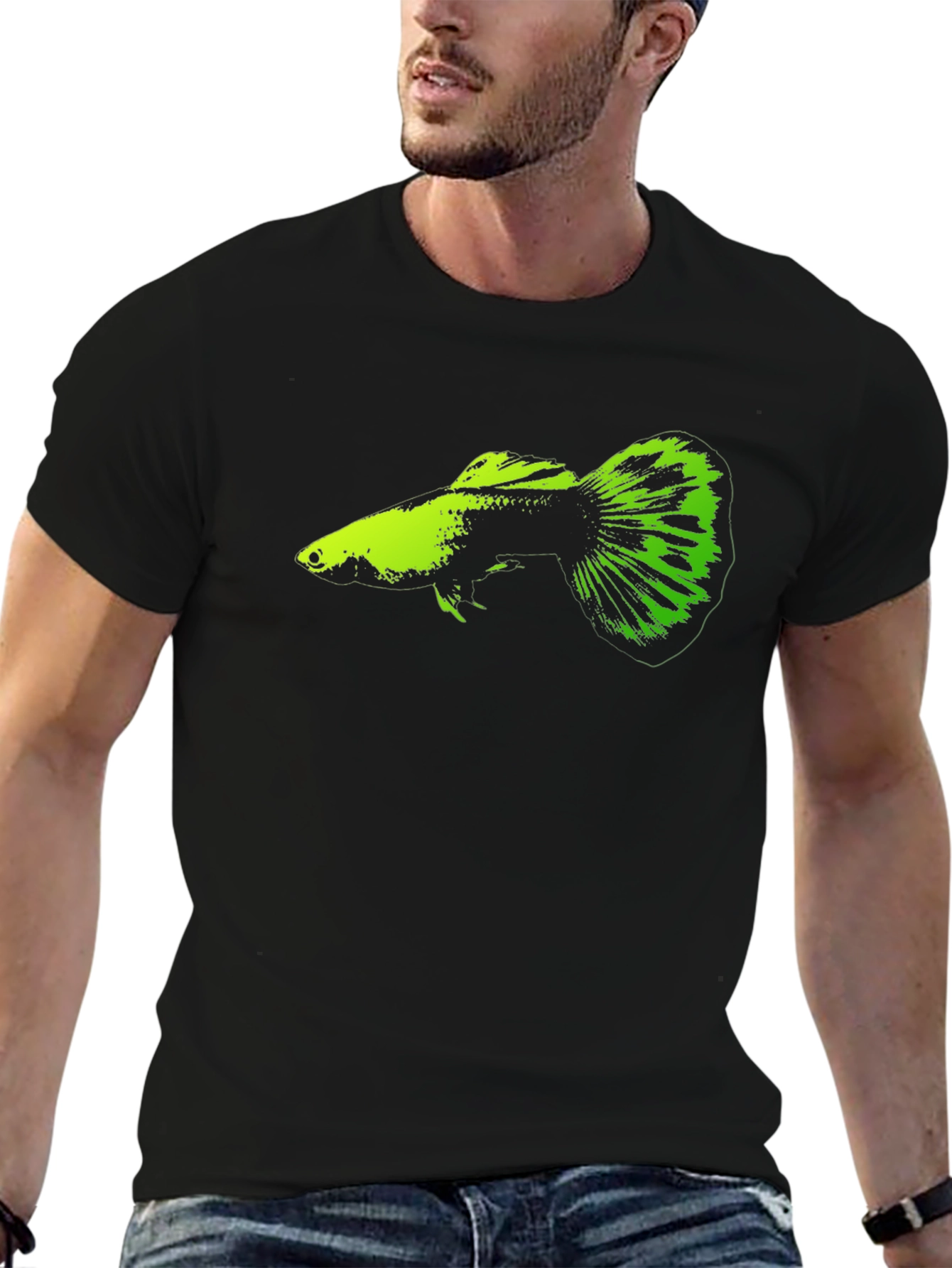 Guppy Graphic T-Shirt - Unique Fish Design