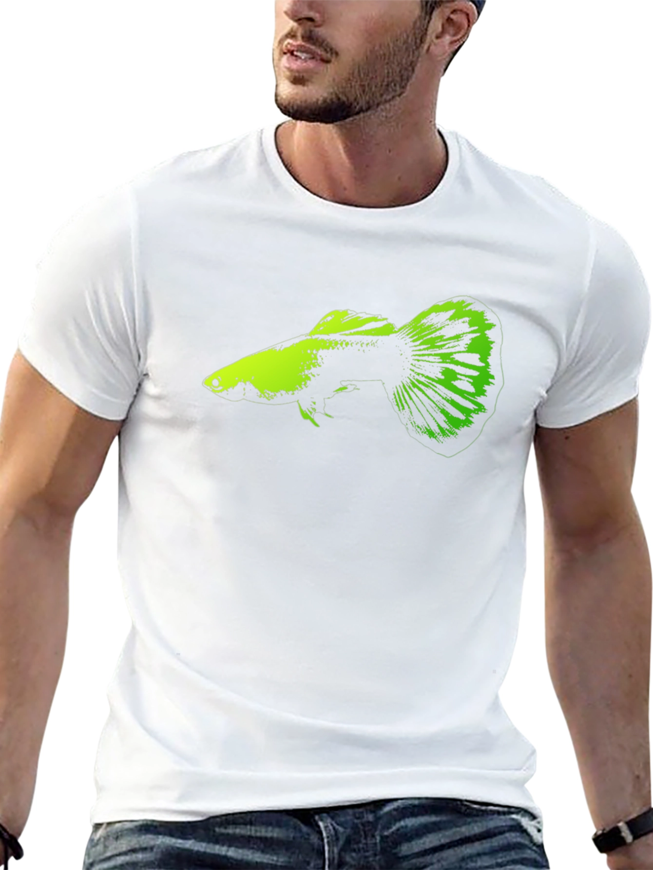 Guppy Graphic T-Shirt - Unique Fish Design