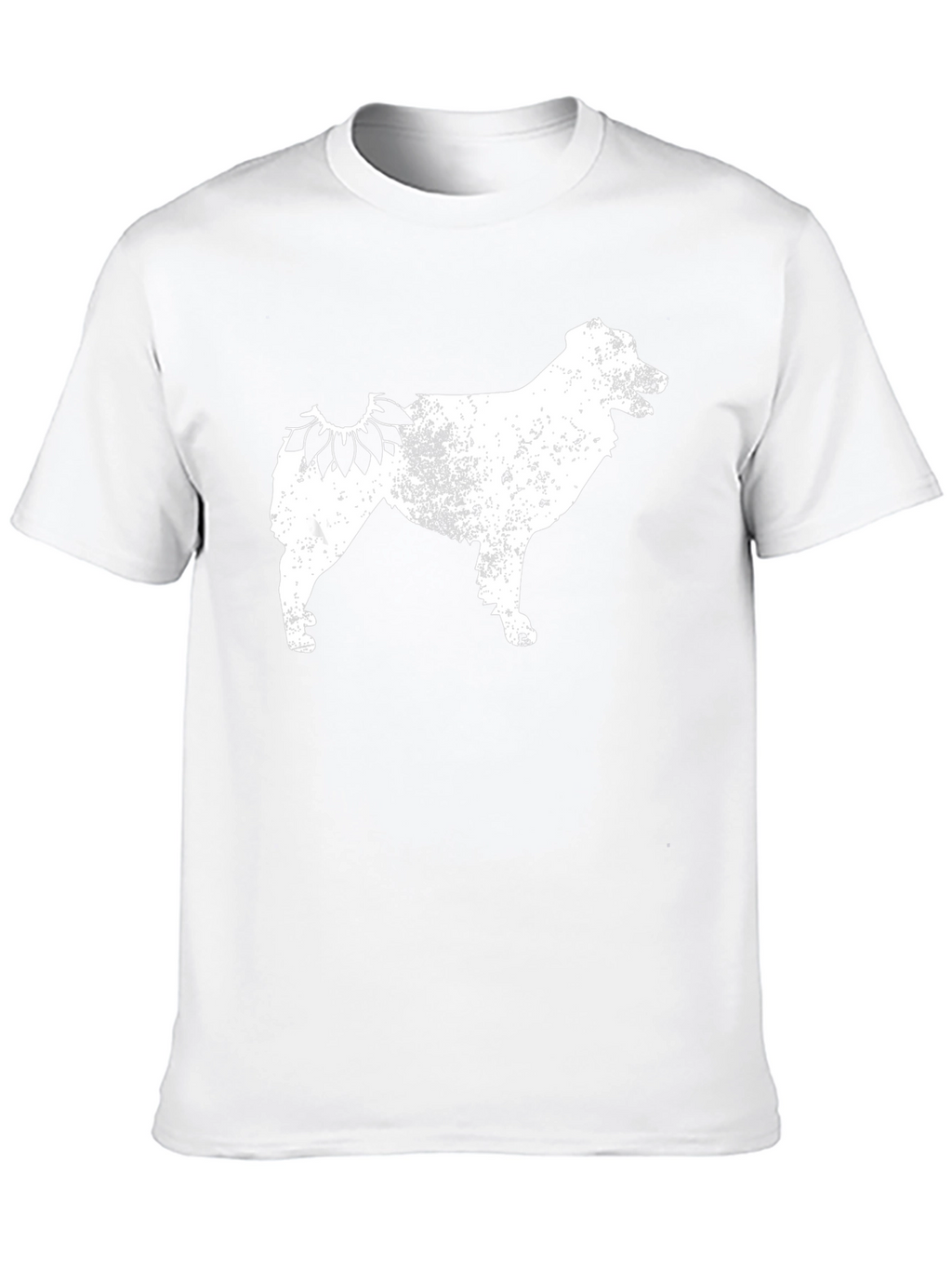 Sunflower Dog Silhouette T-Shirt – Rustic Dog Lover Tee