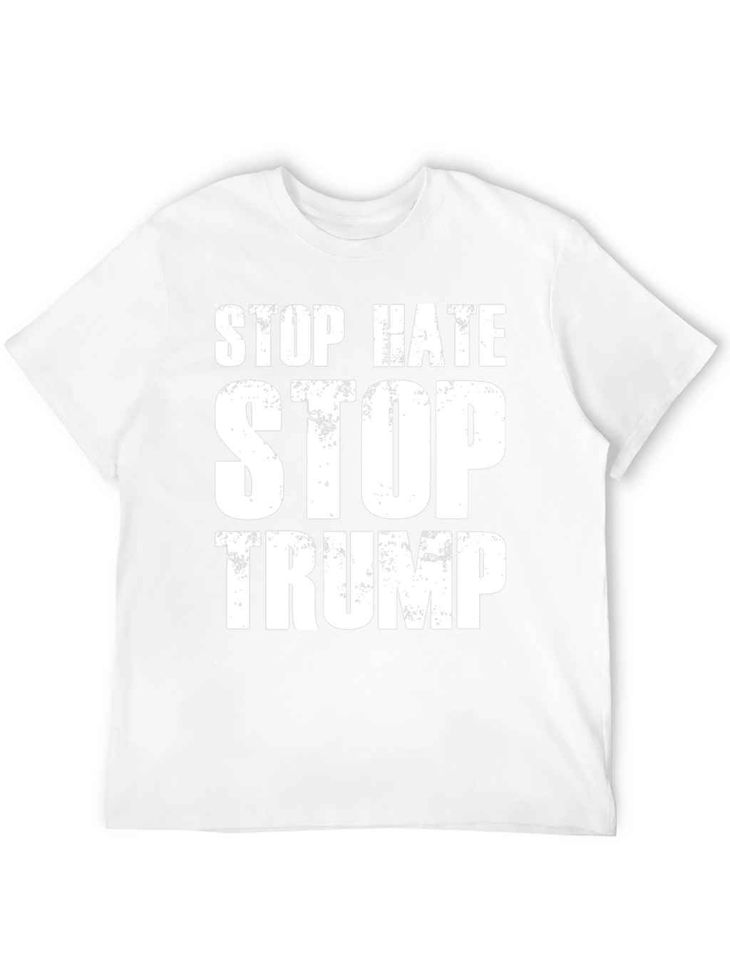 Stop Hate Stop Trump Black T-Shirt
