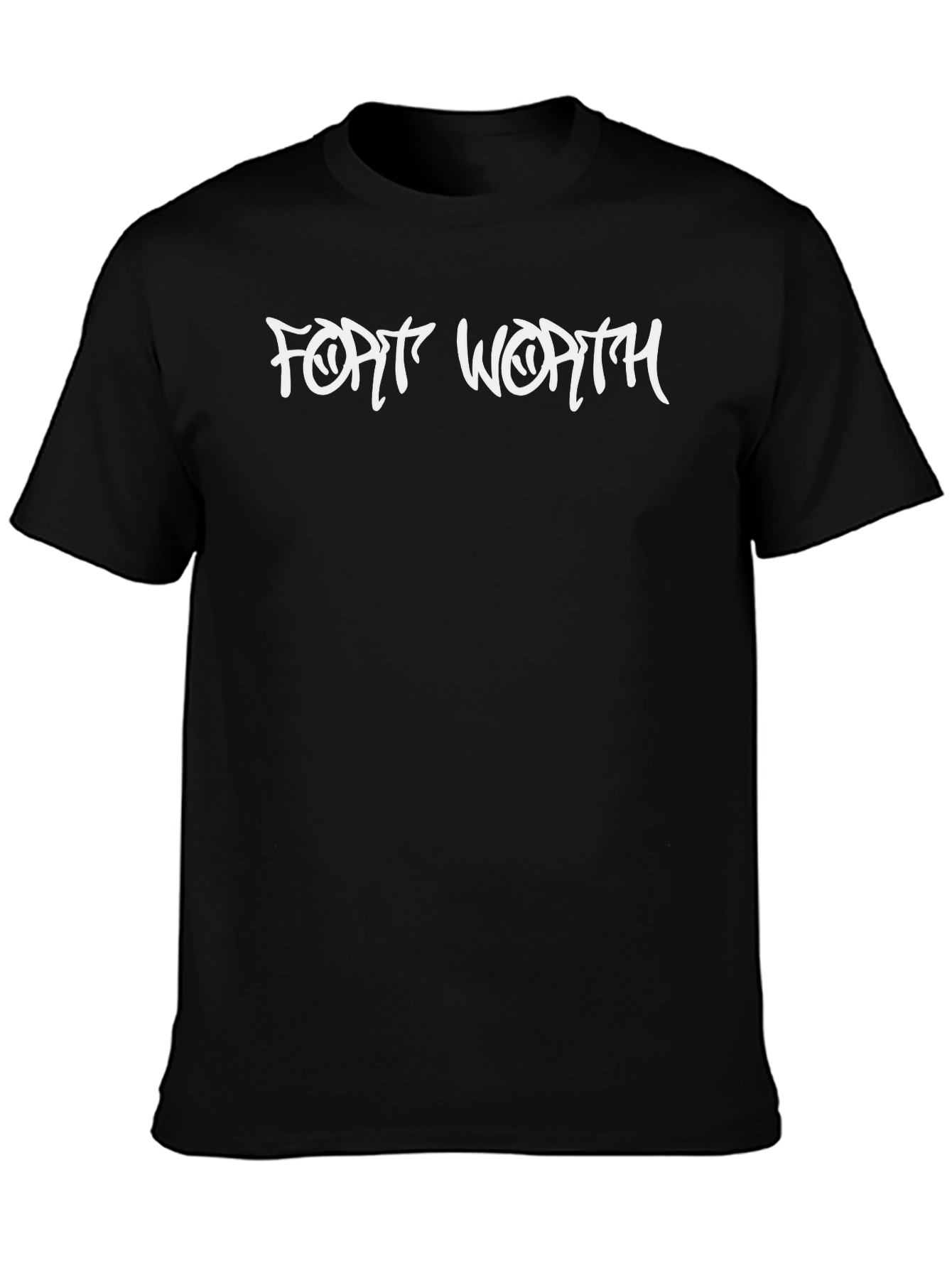 Fort Worth Graphic T-Shirt - Stylish Crew Neck Tee