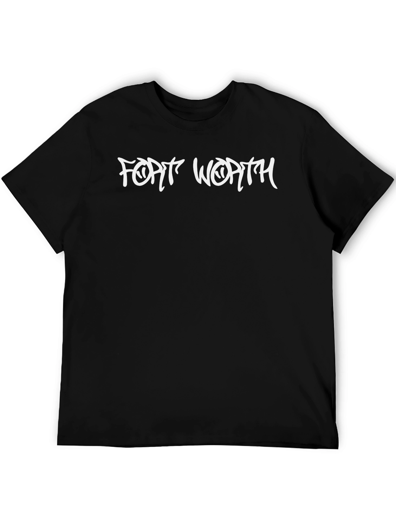 Fort Worth Graphic T-Shirt - Stylish Crew Neck Tee
