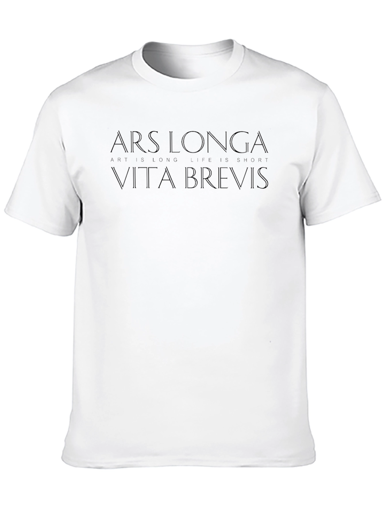 Ars Longa Vita Brevis Black T-Shirt