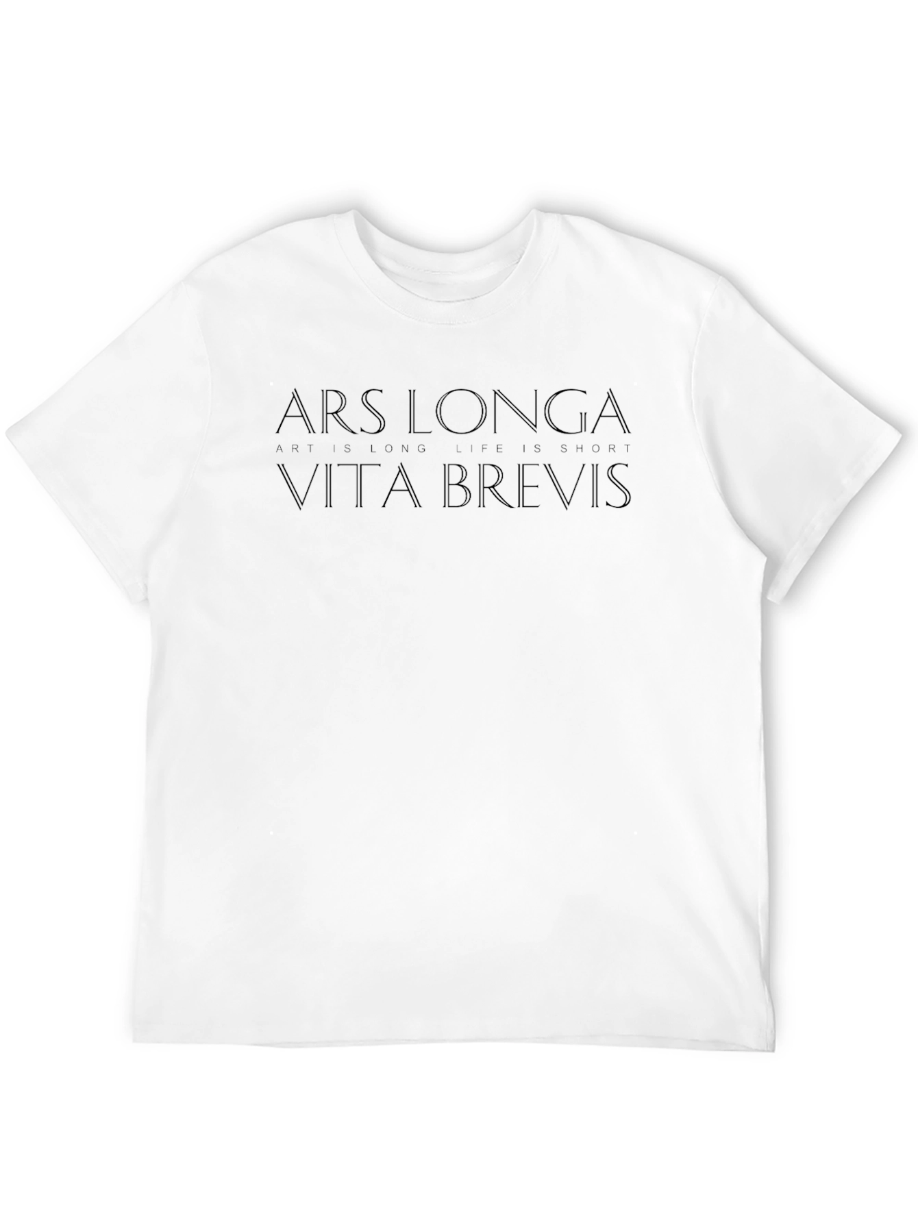 Ars Longa Vita Brevis Black T-Shirt