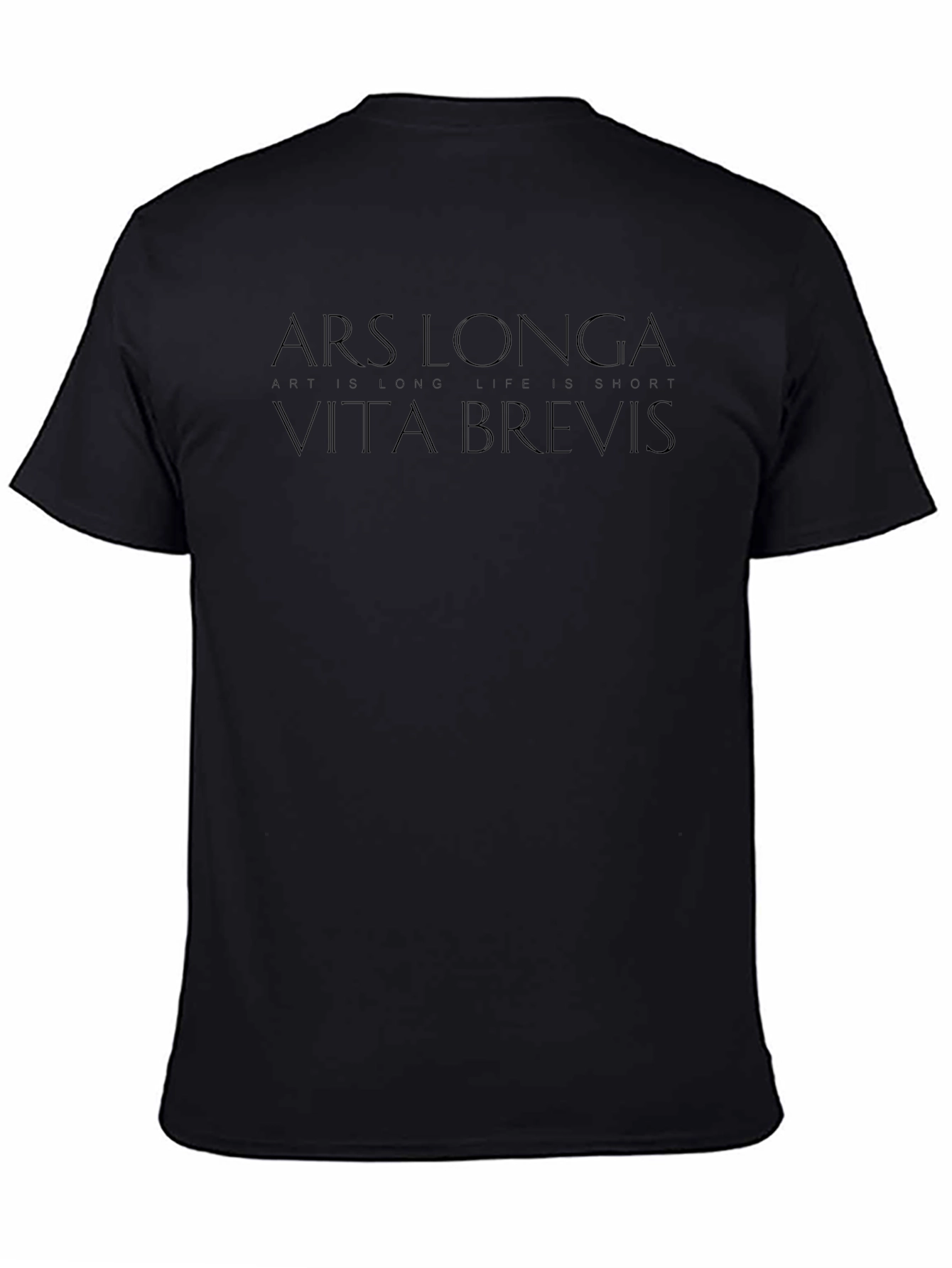 Ars Longa Vita Brevis Black T-Shirt
