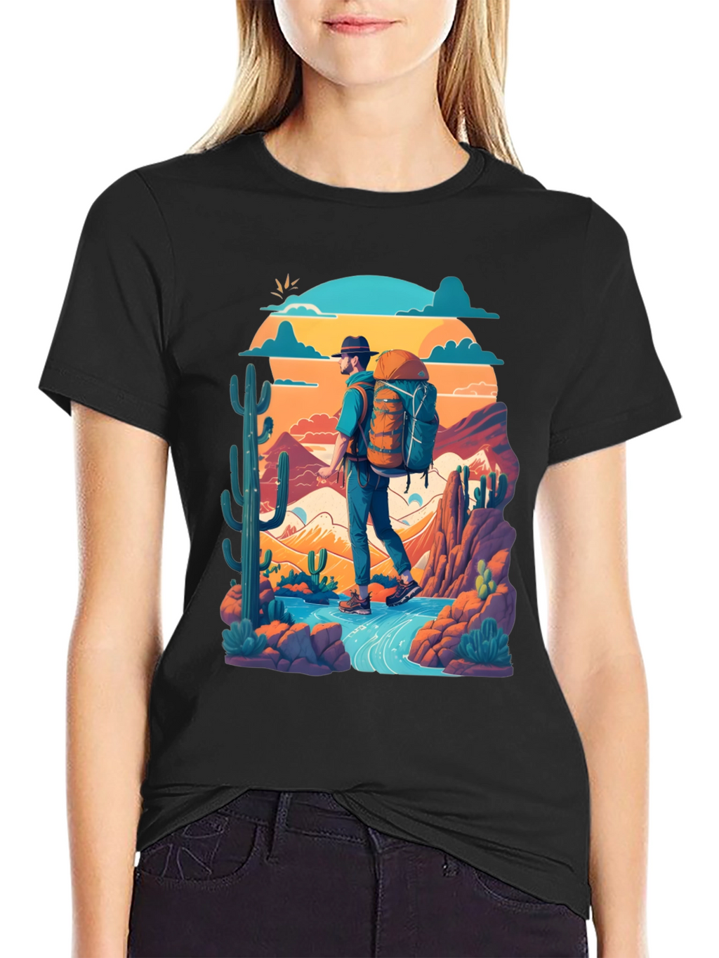 Hiking Adventure Graphic T-Shirt