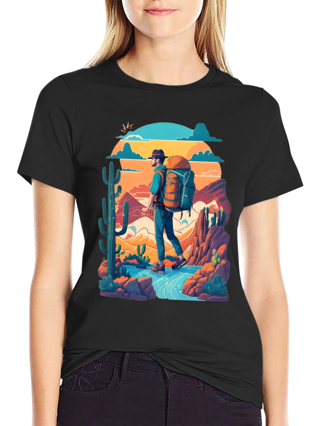Hiking Adventure Graphic T-Shirt