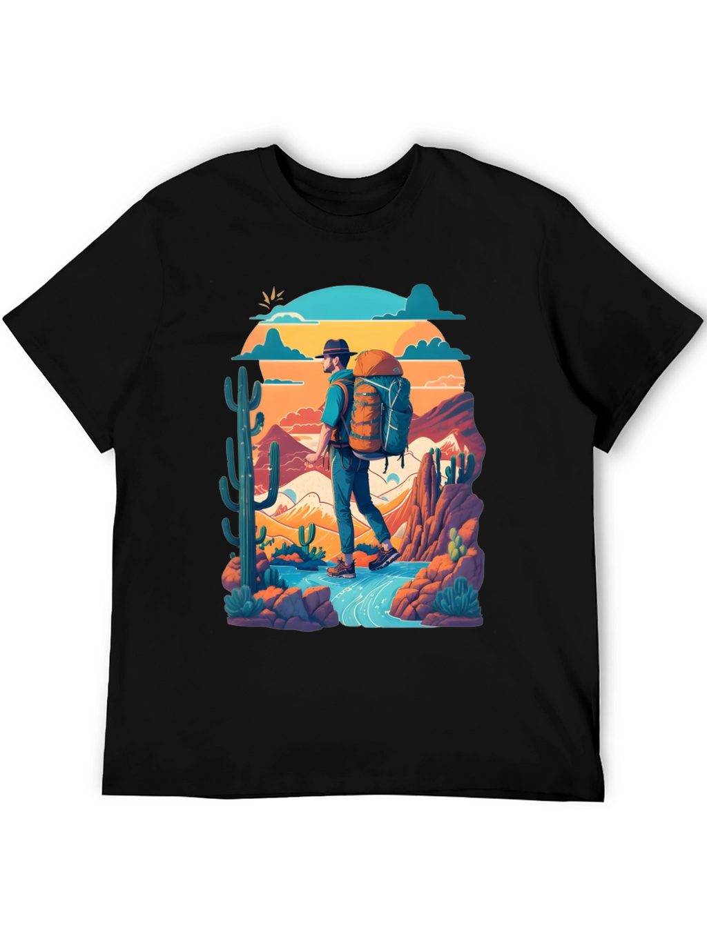 Hiking Adventure Graphic T-Shirt