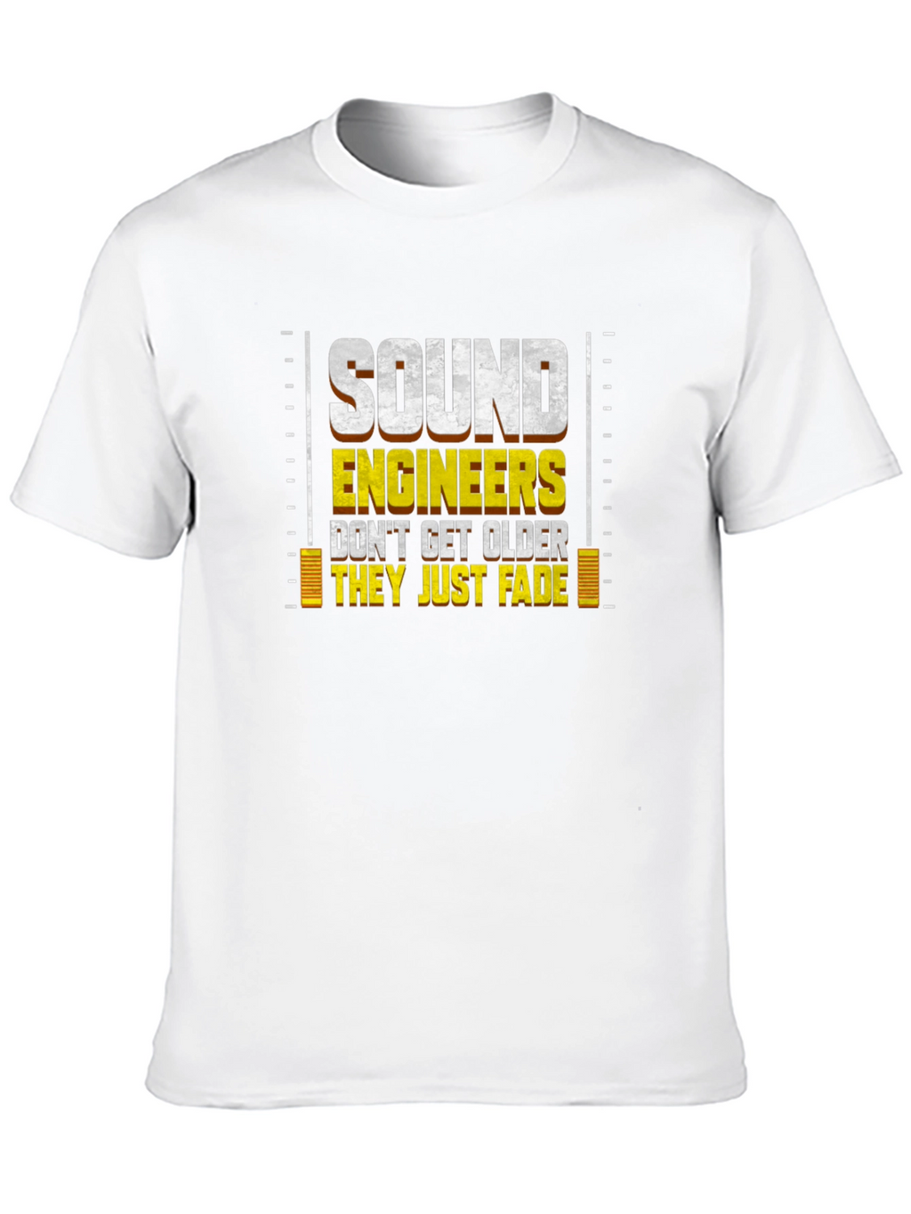 Sound Engineer Fade T-Shirt - Funny Audio Gift