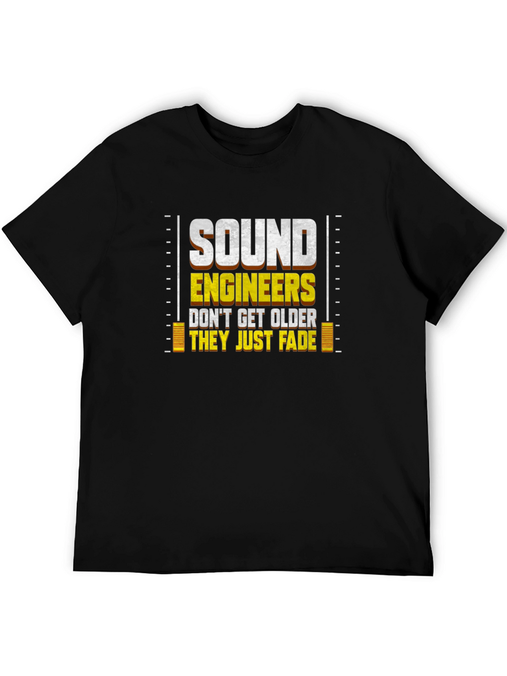 Sound Engineer Fade T-Shirt - Funny Audio Gift