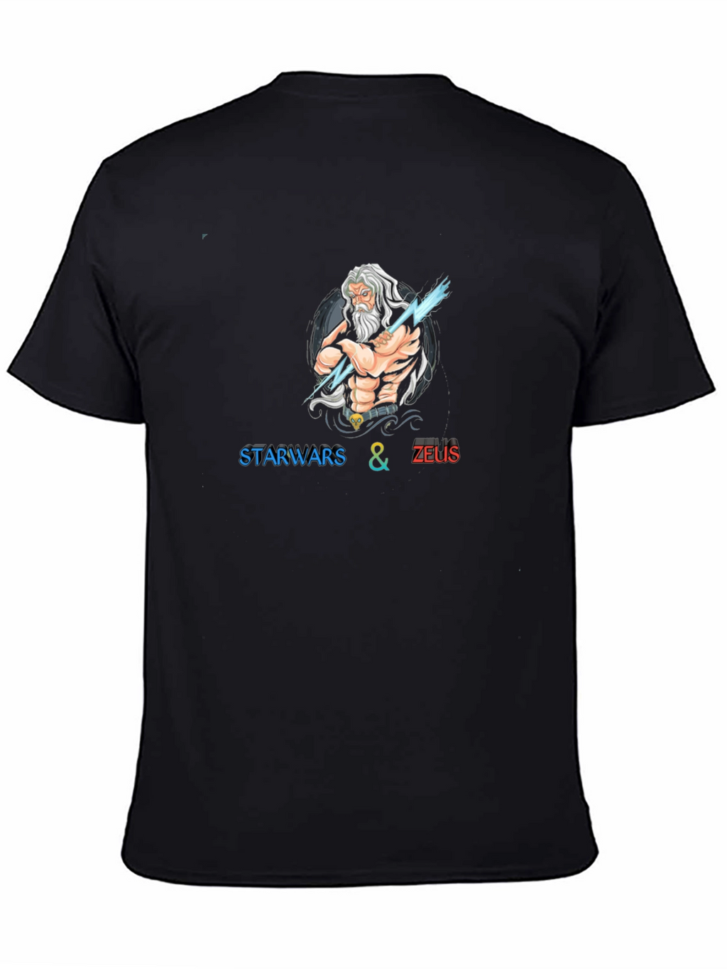Star Wars & Zeus Black T-Shirt