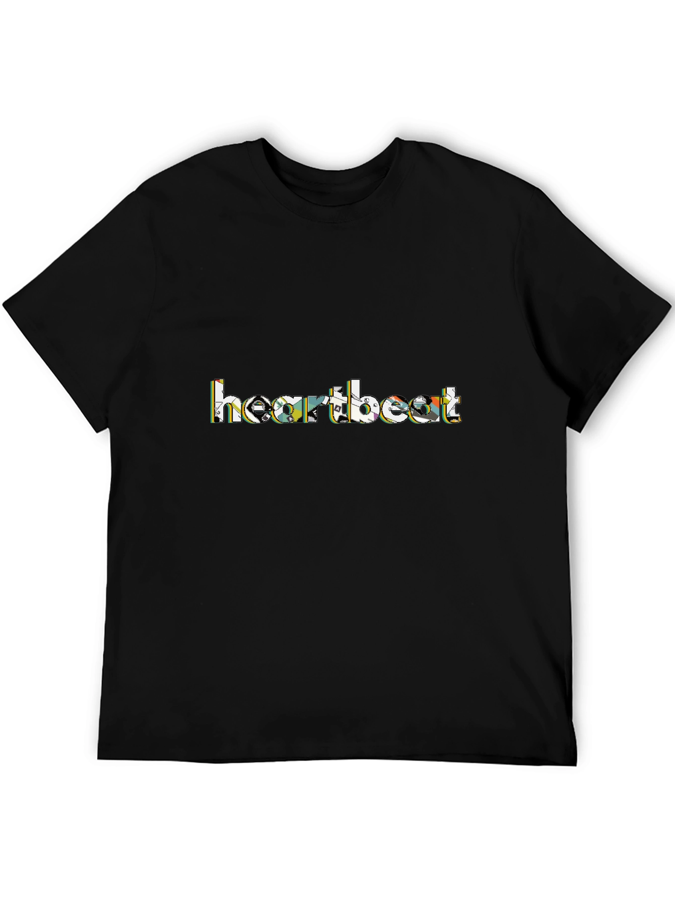 Heartbeat Graphic Print T-Shirt