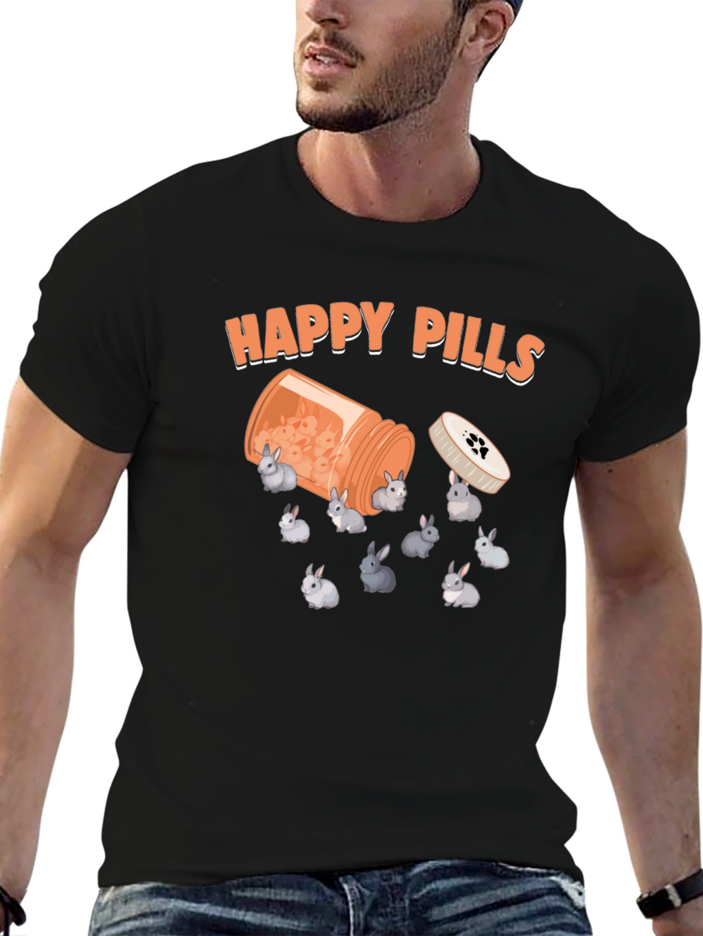 Happy Pills Bunny T-Shirt