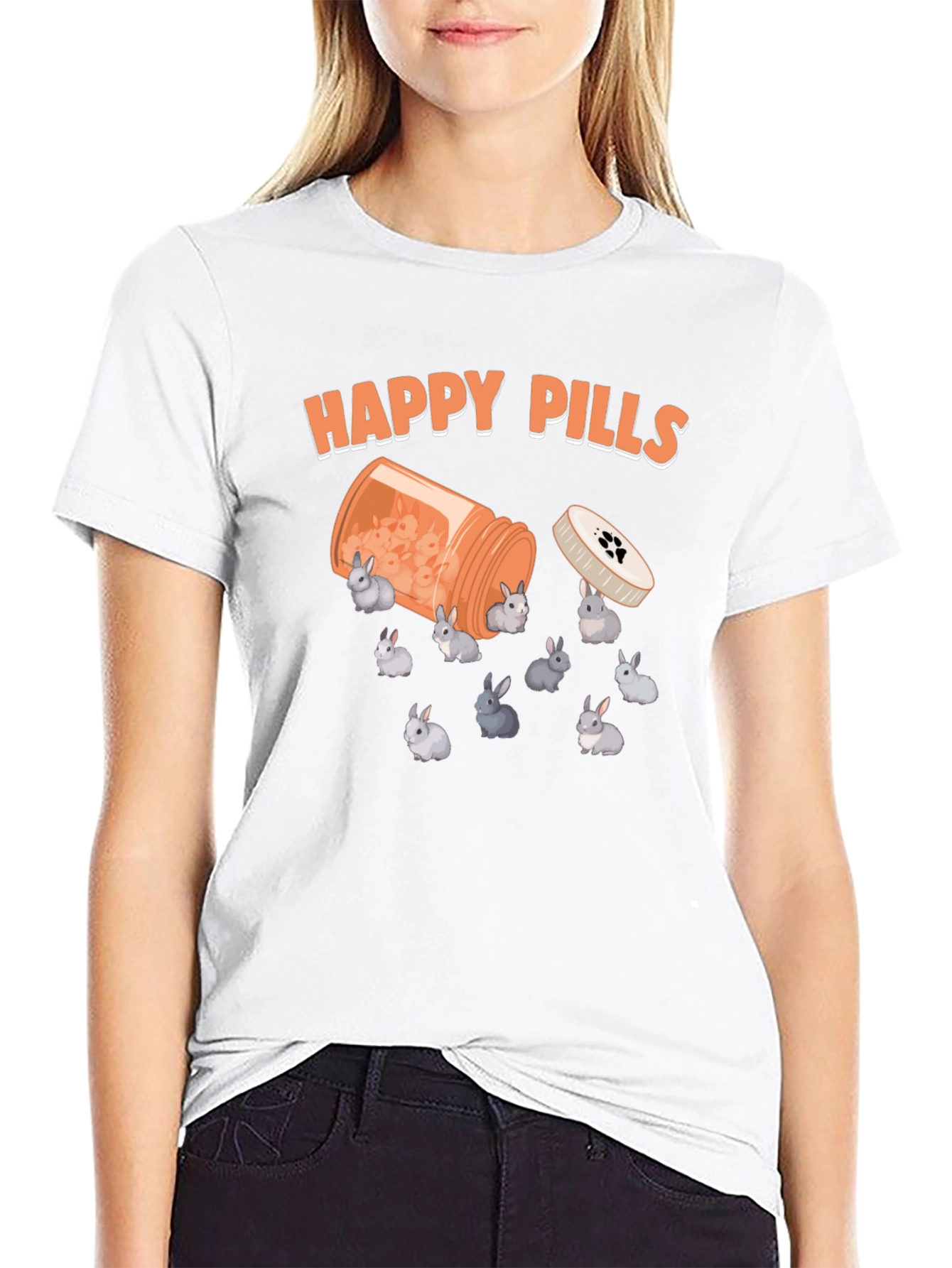 Happy Pills Bunny T-Shirt