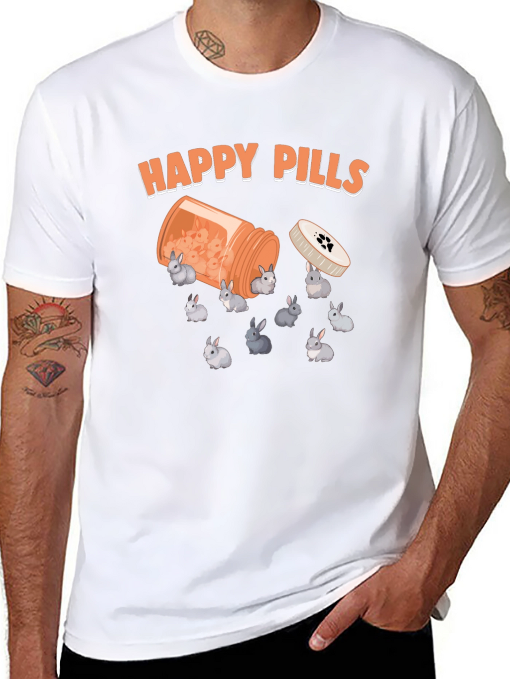 Happy Pills Bunny T-Shirt