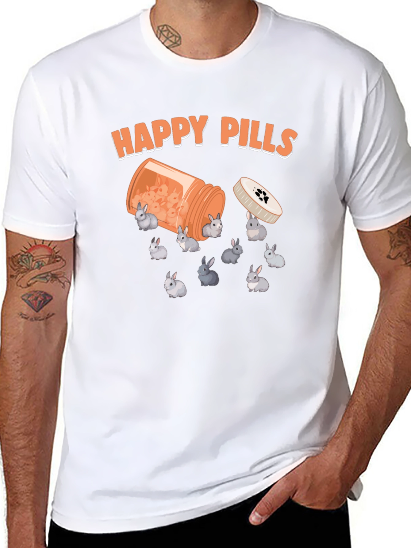 Happy Pills Bunny T-Shirt