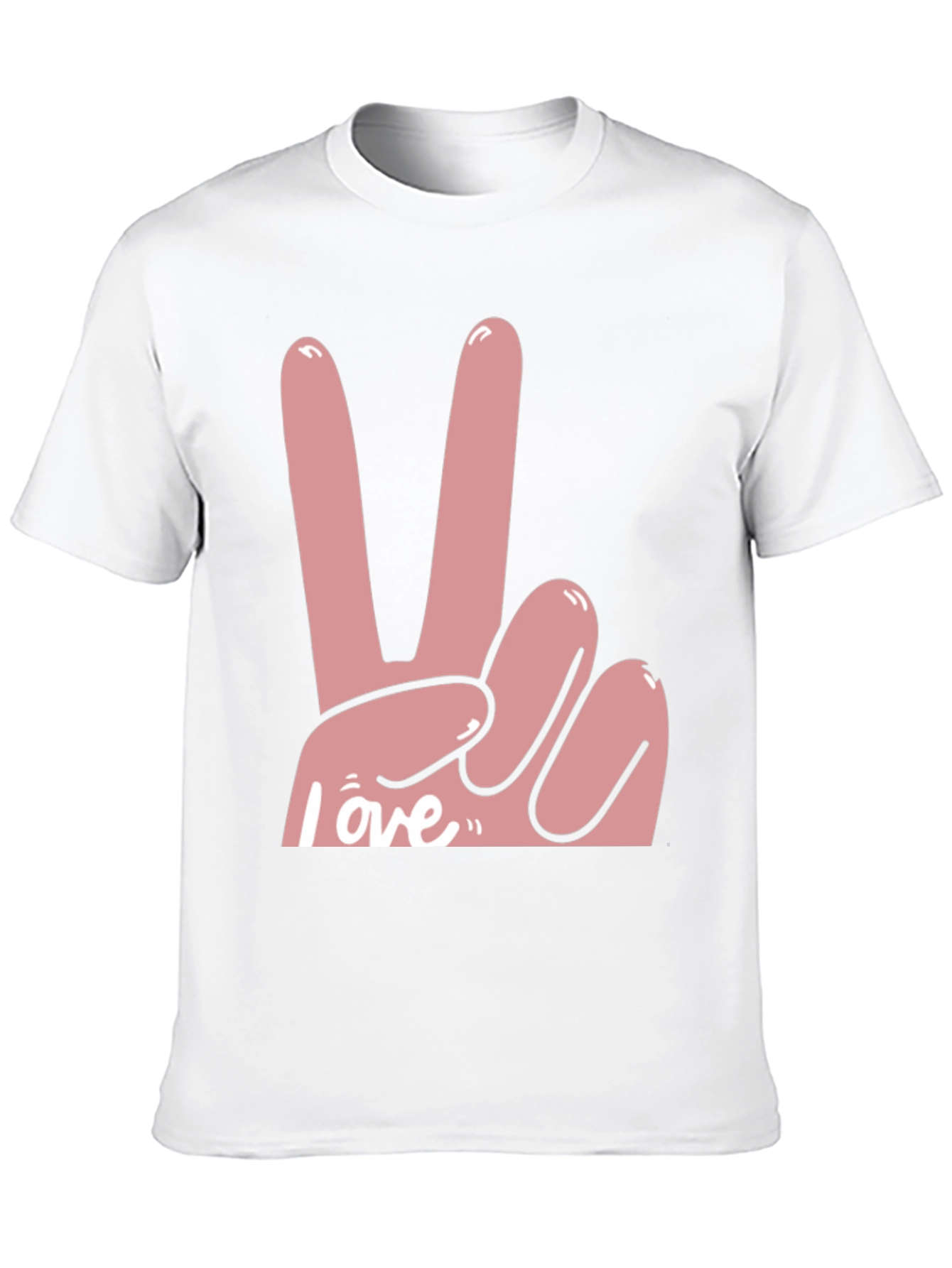 Peace & Love Graphic Tee - Casual Comfort