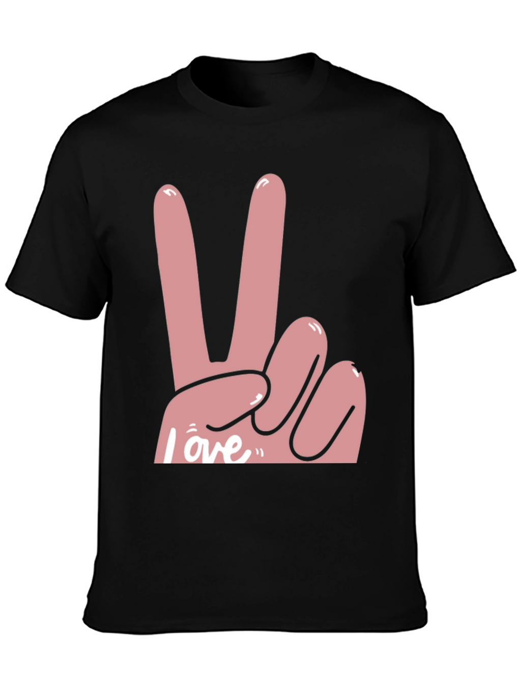 Peace & Love Graphic Tee - Casual Comfort