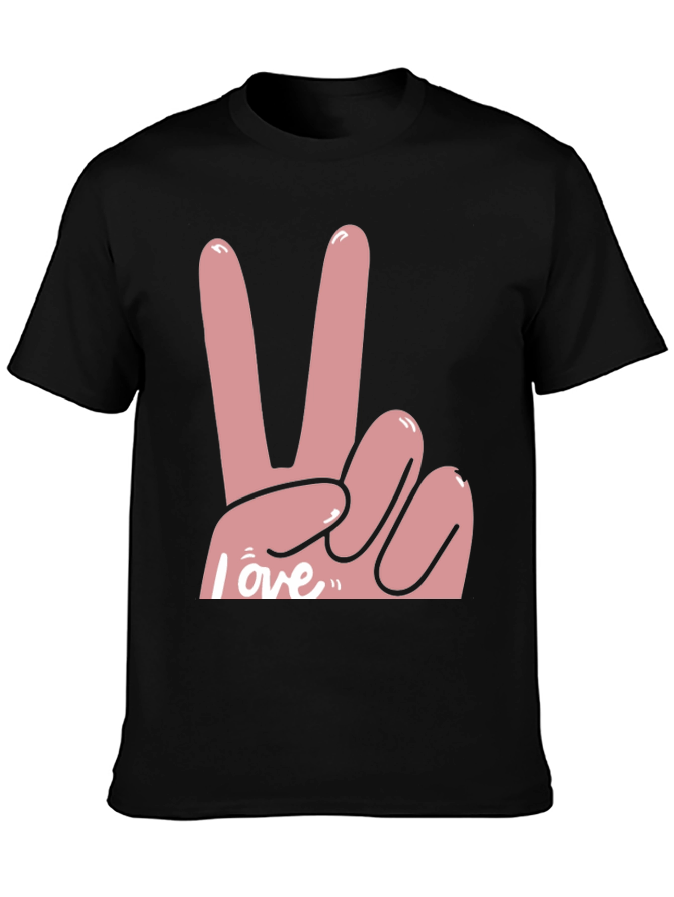 Peace & Love Graphic Tee - Casual Comfort