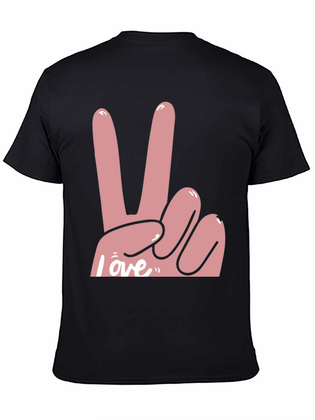 Peace & Love Graphic Tee - Casual Comfort